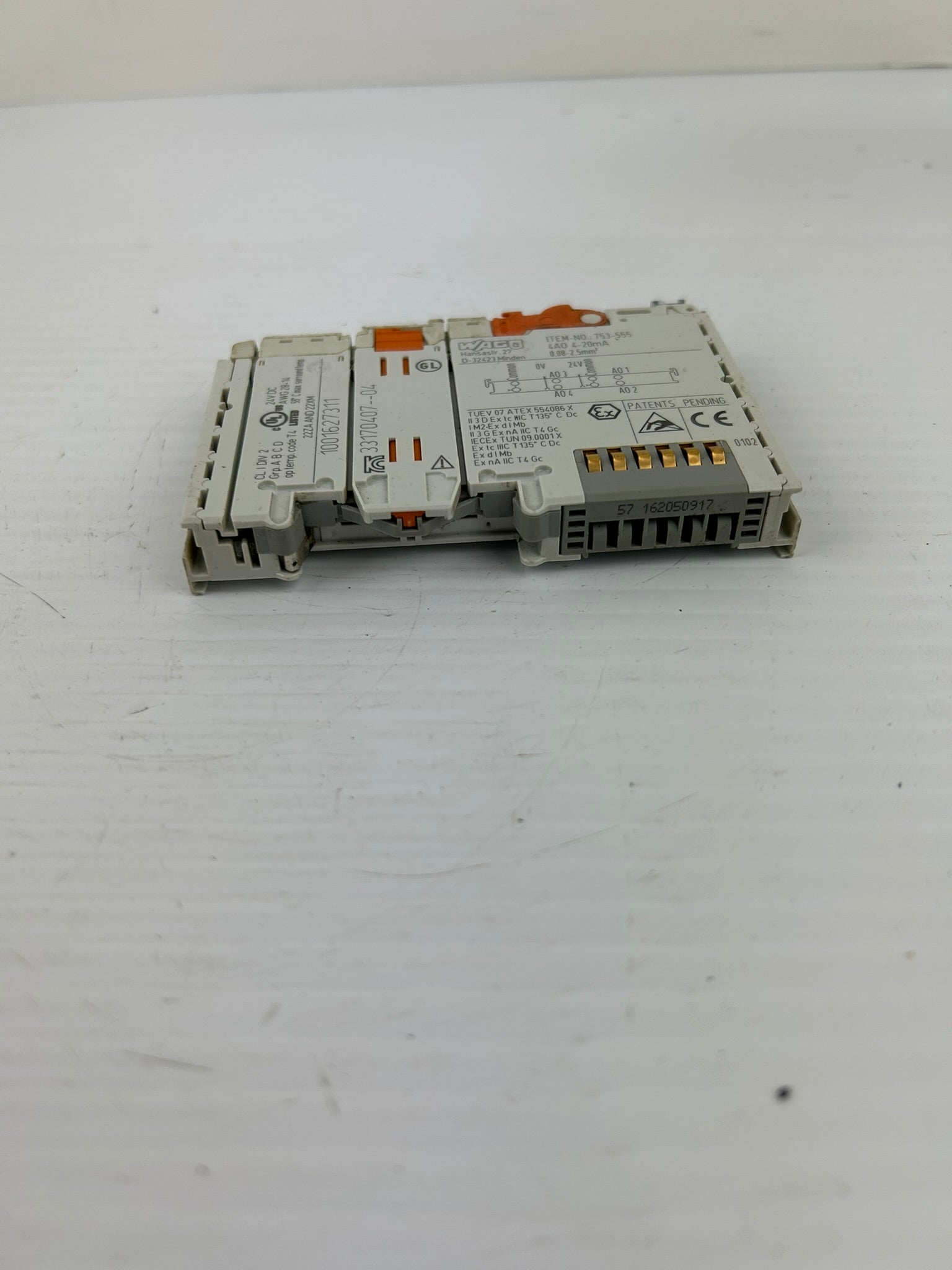 Wago 753-555 Channel Analog Output 4AO 4-20mA - PLC Module