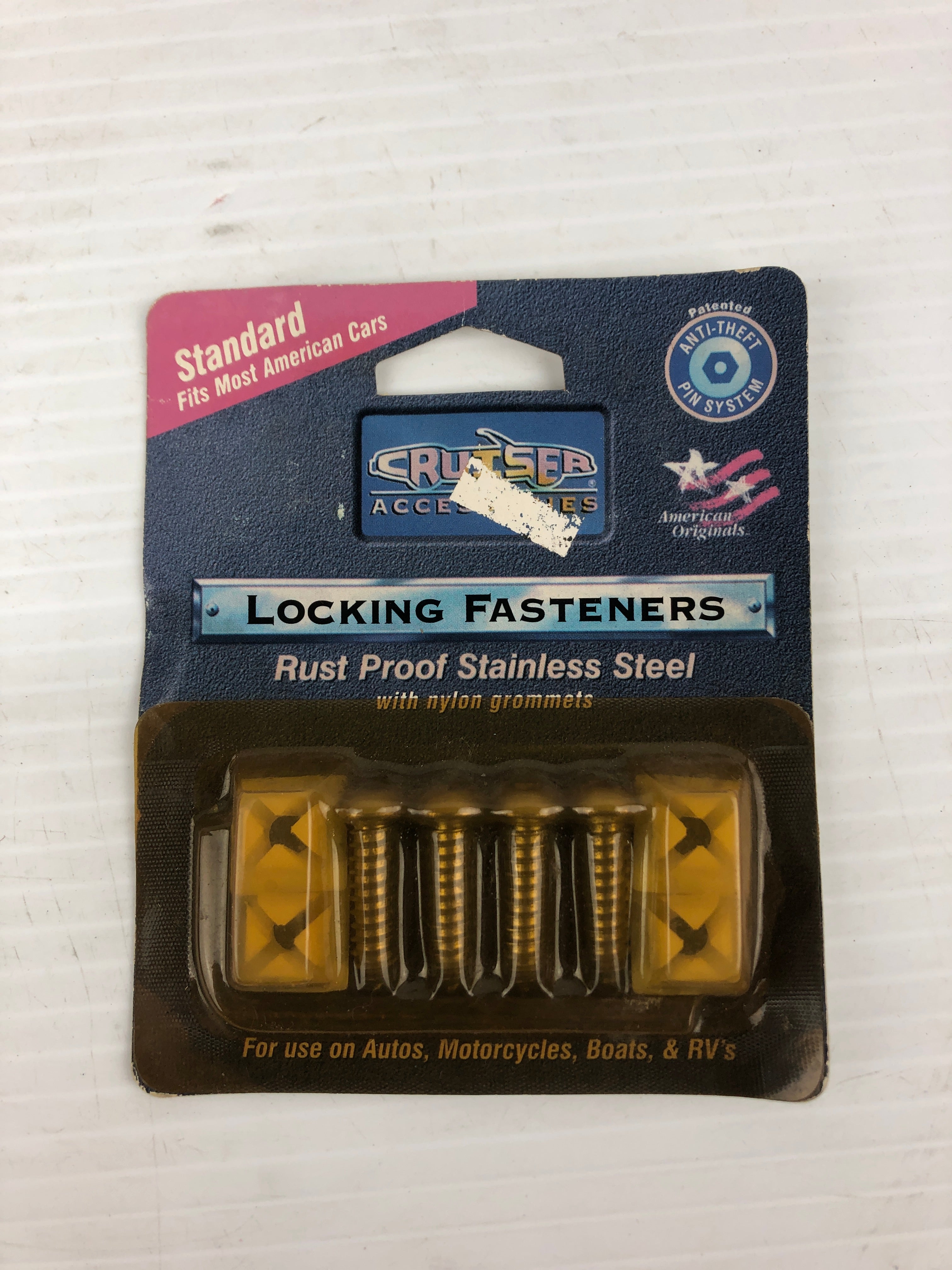 Cruiser Accessories 81230 Rust Proof Locking Fasteners Standard Stainless Steel