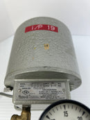 Robertshaw 443-B1 Pneumatic Transducer with US Gauge 12106-1 Straight Valve