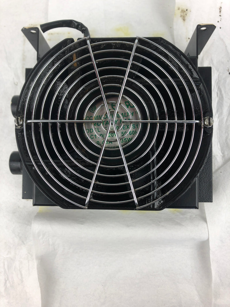 Commonwealth FP-108EX S1-BC Rotary Fan with base 110/120V 0.43A 50/60Hz 35W