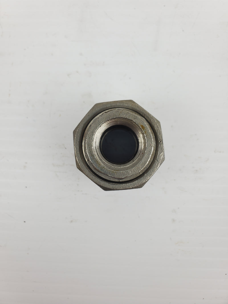 Union 6JM52 1/2" Threaded 316 Fitting 39mm Outer Diameter - 17mm Inner Diameter