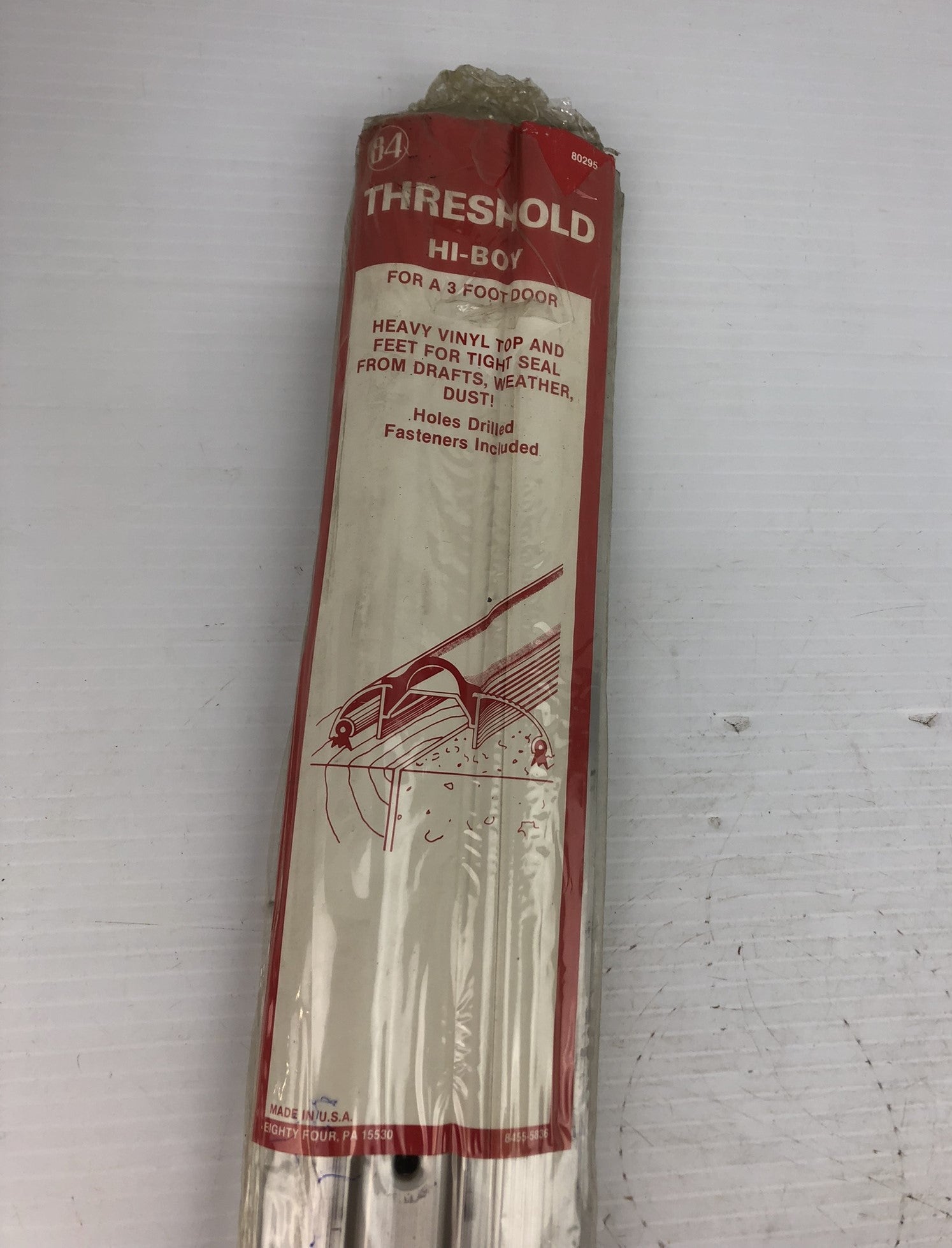 84 Lumber 80295 Threshold 3' L x 3-1/2" W x 1/2" H