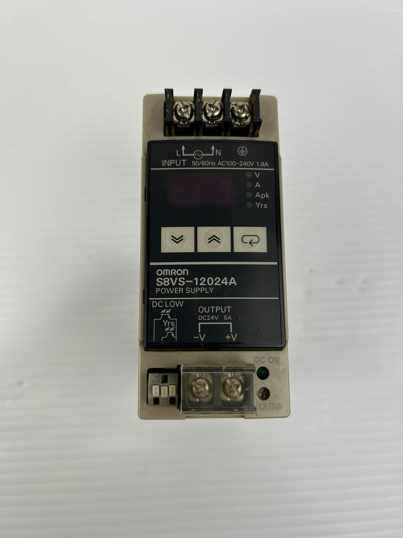 Omron S8VS-12024A Power Supply with Bottom Cover