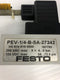 Festo PEV-1/4-B-SA-27342 Pressure Switch 58-72.5PSI 4-5 bar