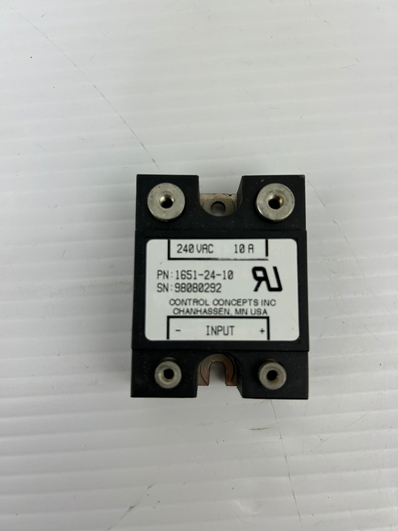 Control Concepts 1651-24-10 Solid State Relay 240 VAC 10A