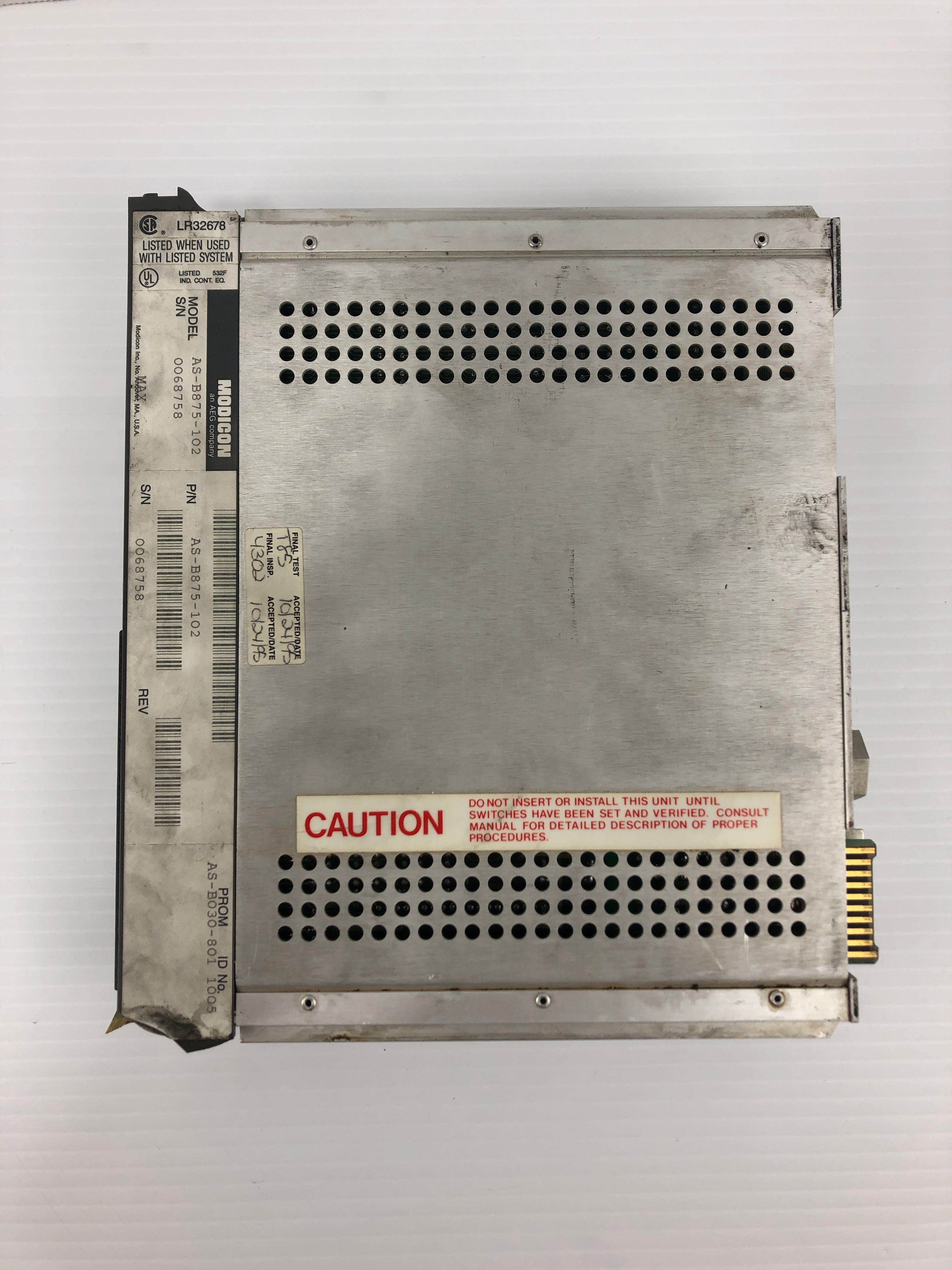 Modicon AS-B875-102 Analog Input Module