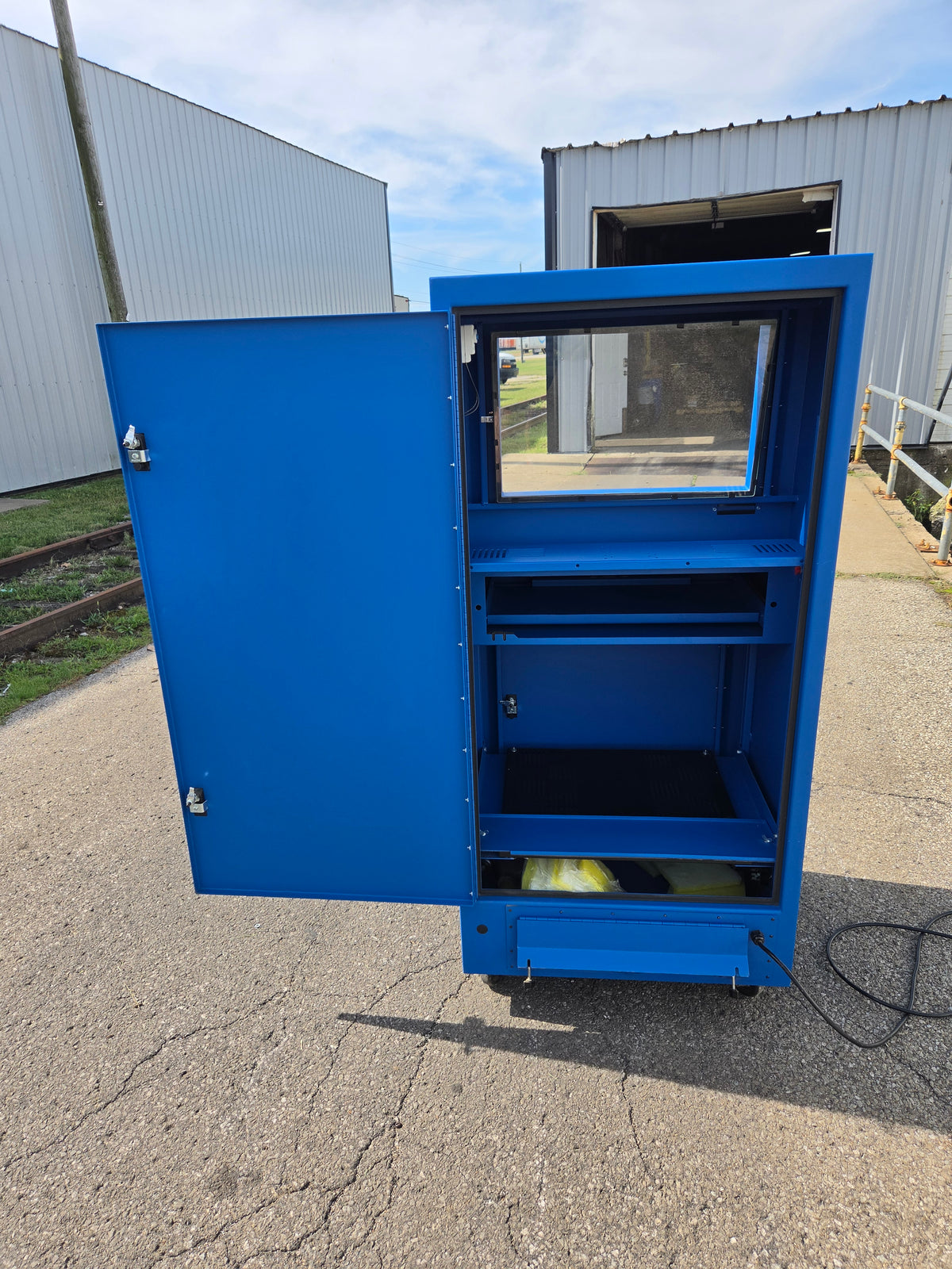 ITS Enclosures IS603027-12-B Icestation Mobile Computer Cabinet Enclosure 39497