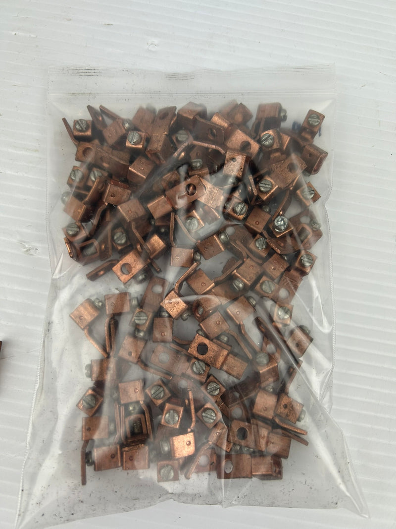 Burndy KP4-8C 14-8 Copper ILSCO Terminal Lug Connectors - Lot of 100