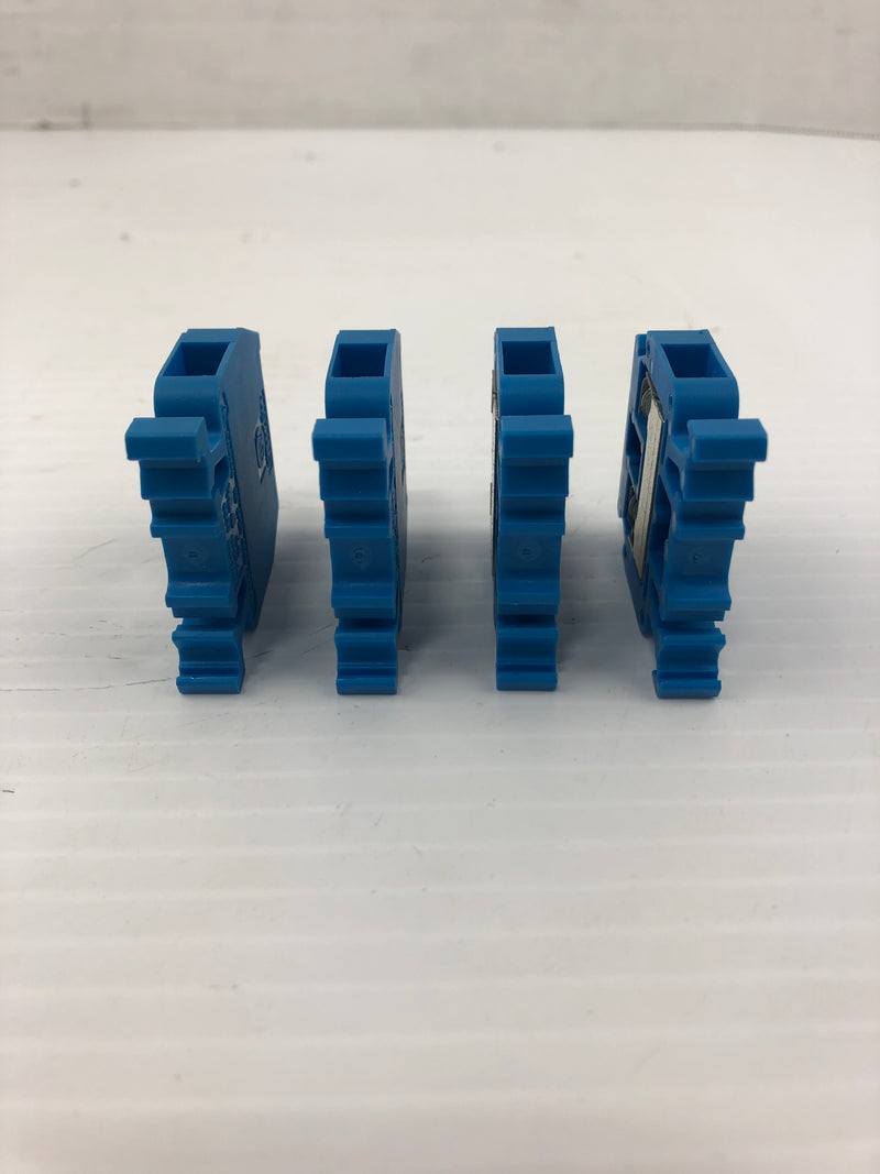 Allen-Bradley 1492-HM3 Terminal Block 600V - Lot of 4 Blue