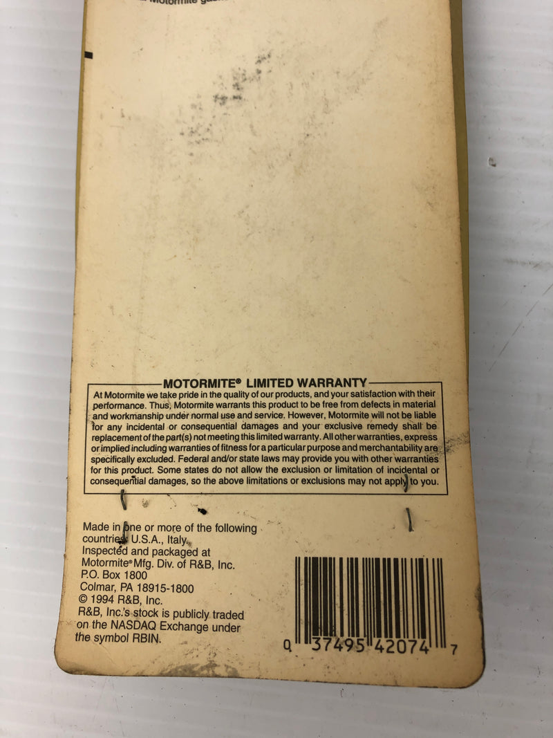 Help! 42074 Master Cylinder Cap Gasket - For GM Cars and Trucks 1981-91