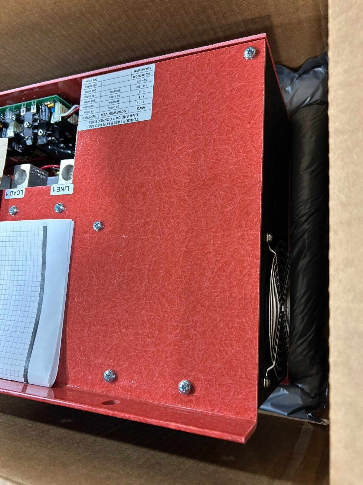 Control Concepts 3629C-V-480V-120A-4/20mA SCR Power Controller 480VAC 120A 3PH