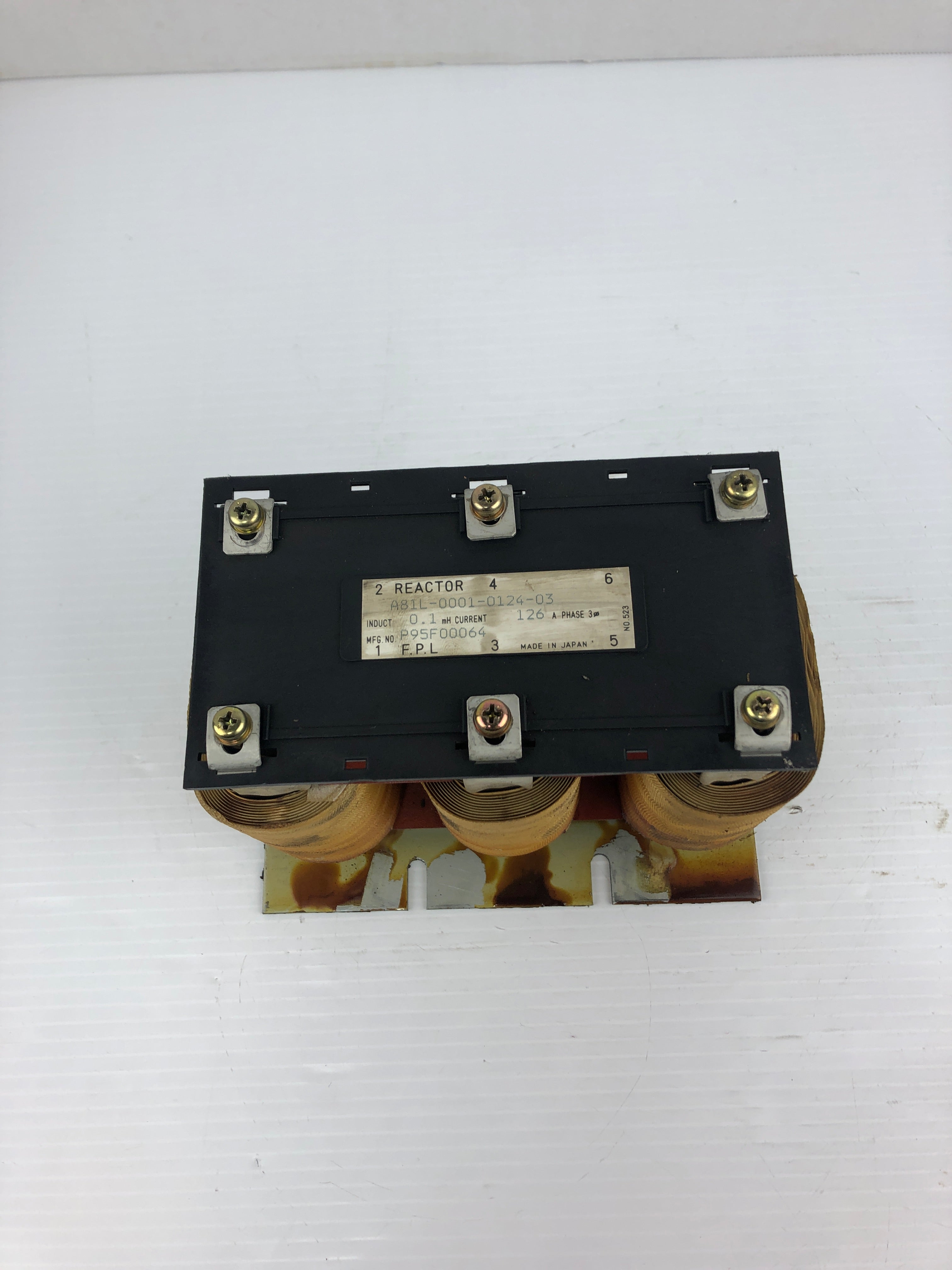 Fanuc A81L-0001-0124-03 Transformer Reactor 3 Phase