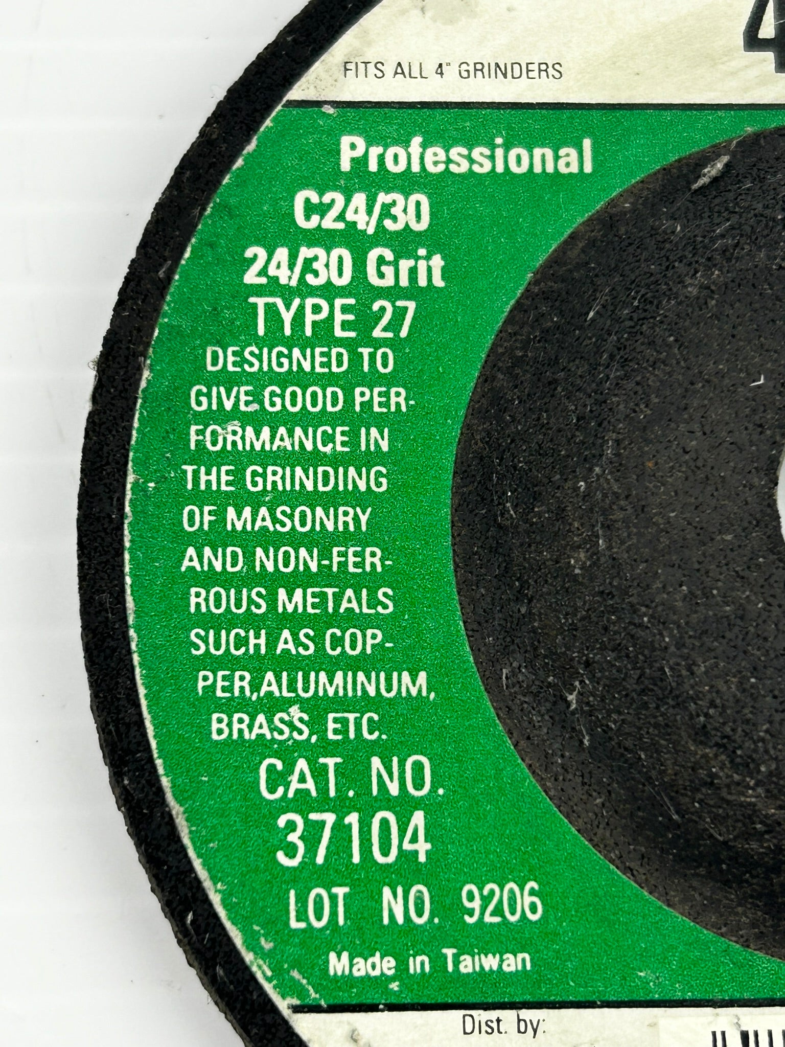 Black & Decker Industrial Masonry Grinding Wheel C24R 4" x 1/4" x 5/8" Lot of 17