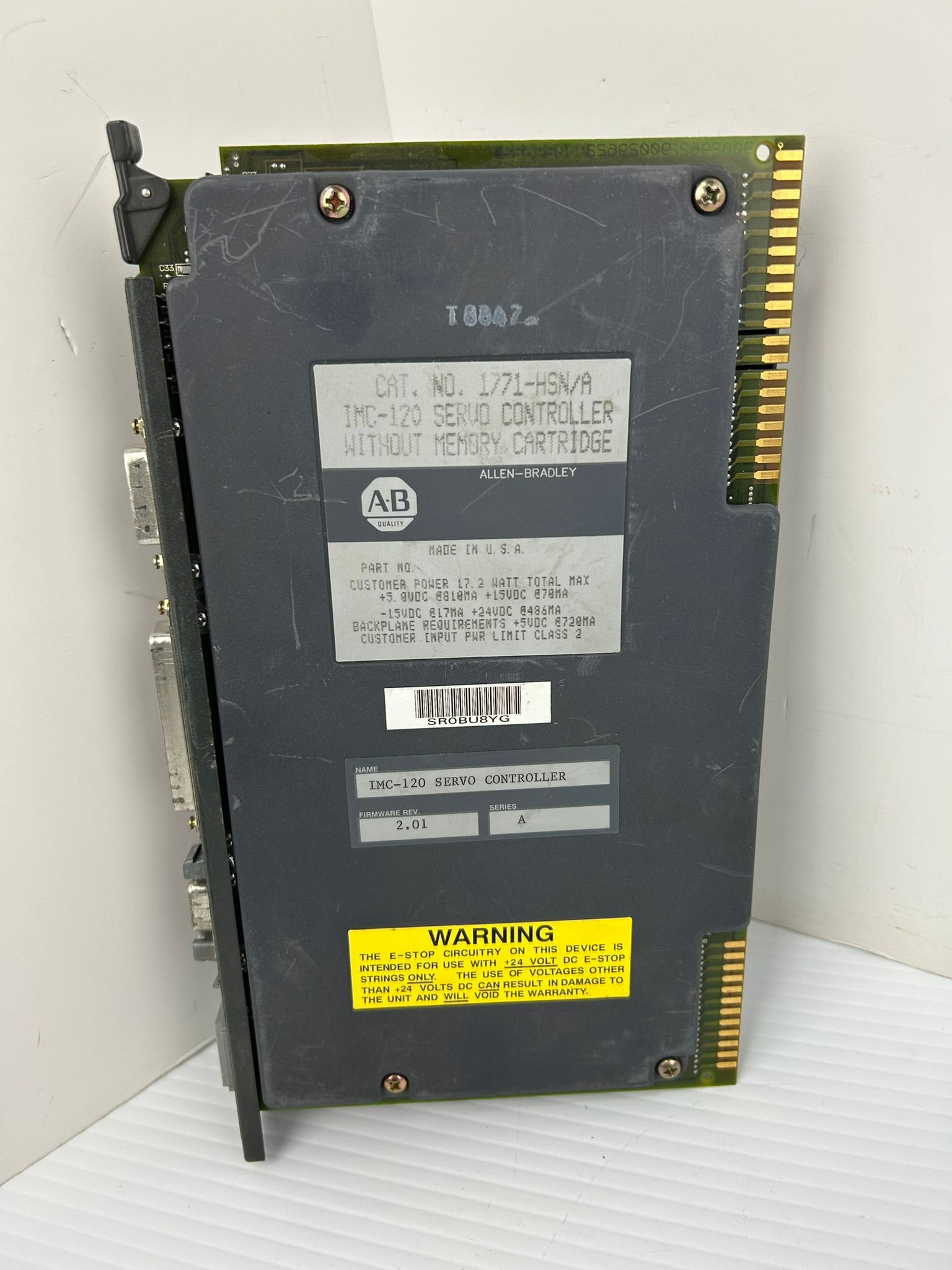 Allen-Bradley 1771-HSN Servo Controller Series A IMC-120 Rev 2.01 24VDC