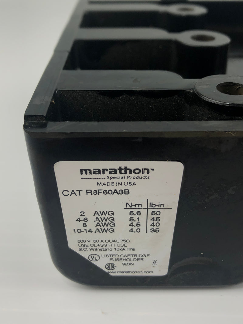 Marathon R6F60A3B Fuse Holder 600V 60A 3P