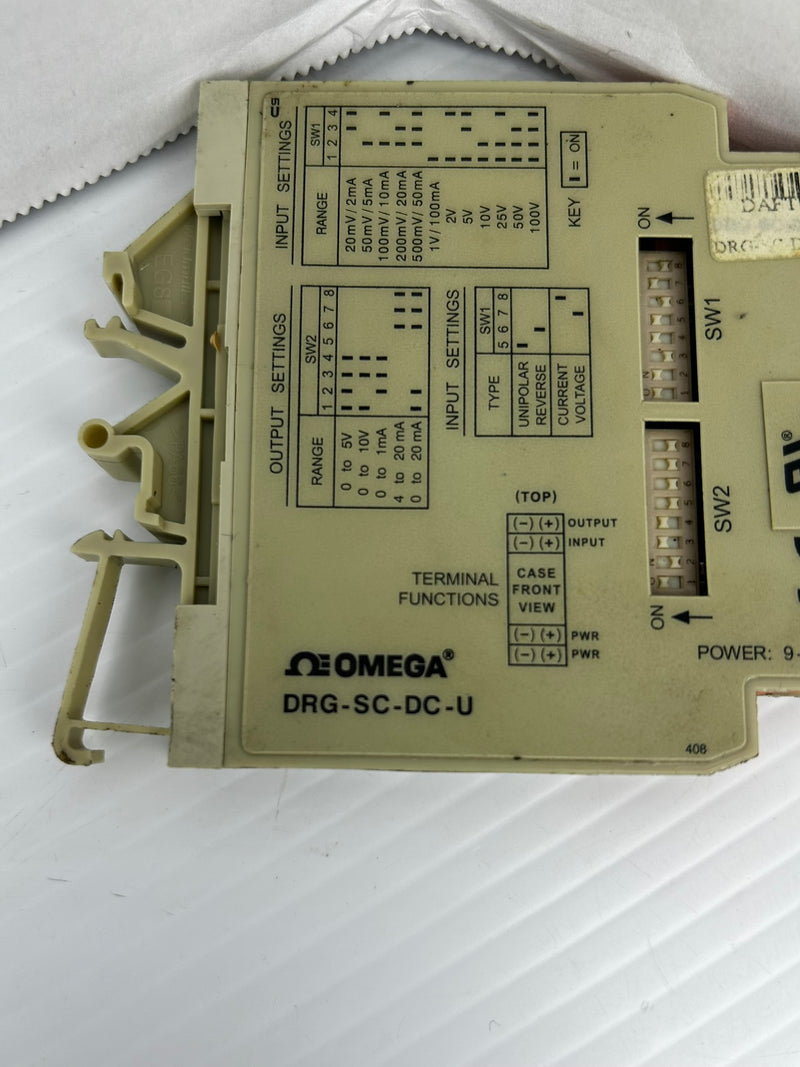 Omega DRG-SC-DC-U Input Signal Conditioner 90-30VDC