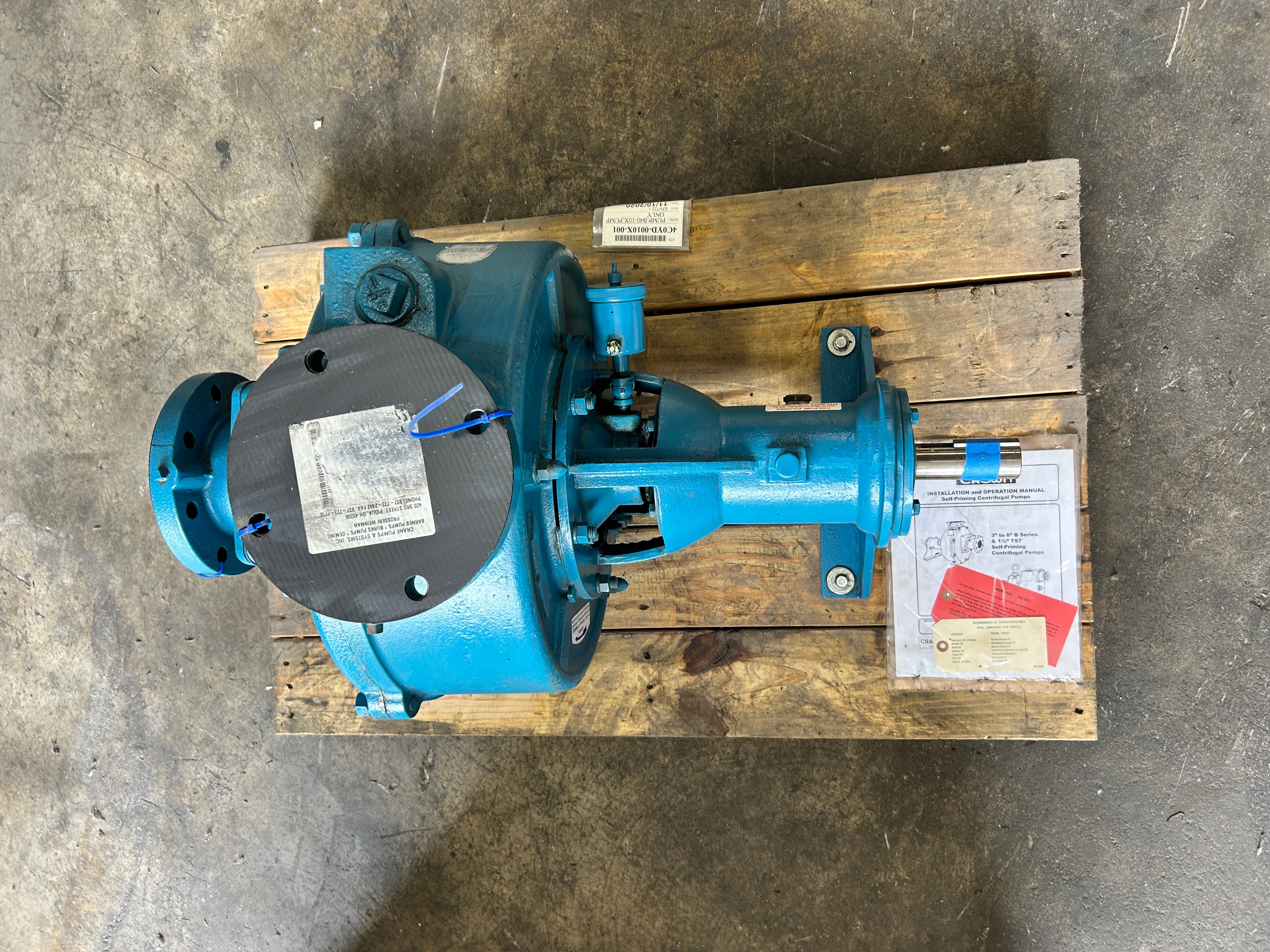 Crane Pumps Crown B40-10X End Suction Centrifugal Pump 4COYD-0010X-001
