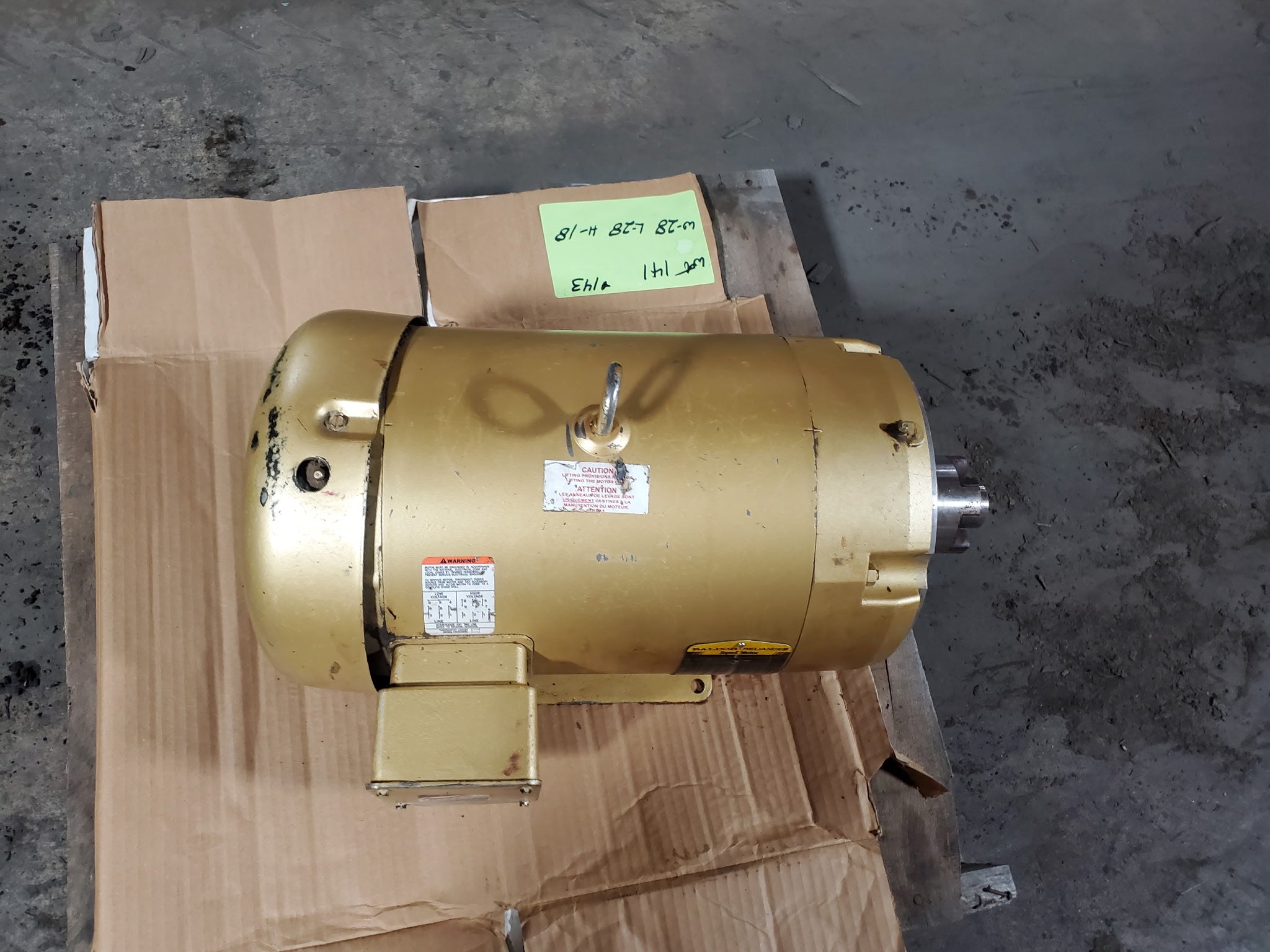 Baldor Reliance CEM3710T Super-E 7.5HP 3PH Electric Motor 208-230/460V