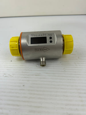 ifm SM8001 Electromagnetic Flow Meter Sensor 0-26.4 GPM 200mA 0-10VAC 19-30VDC