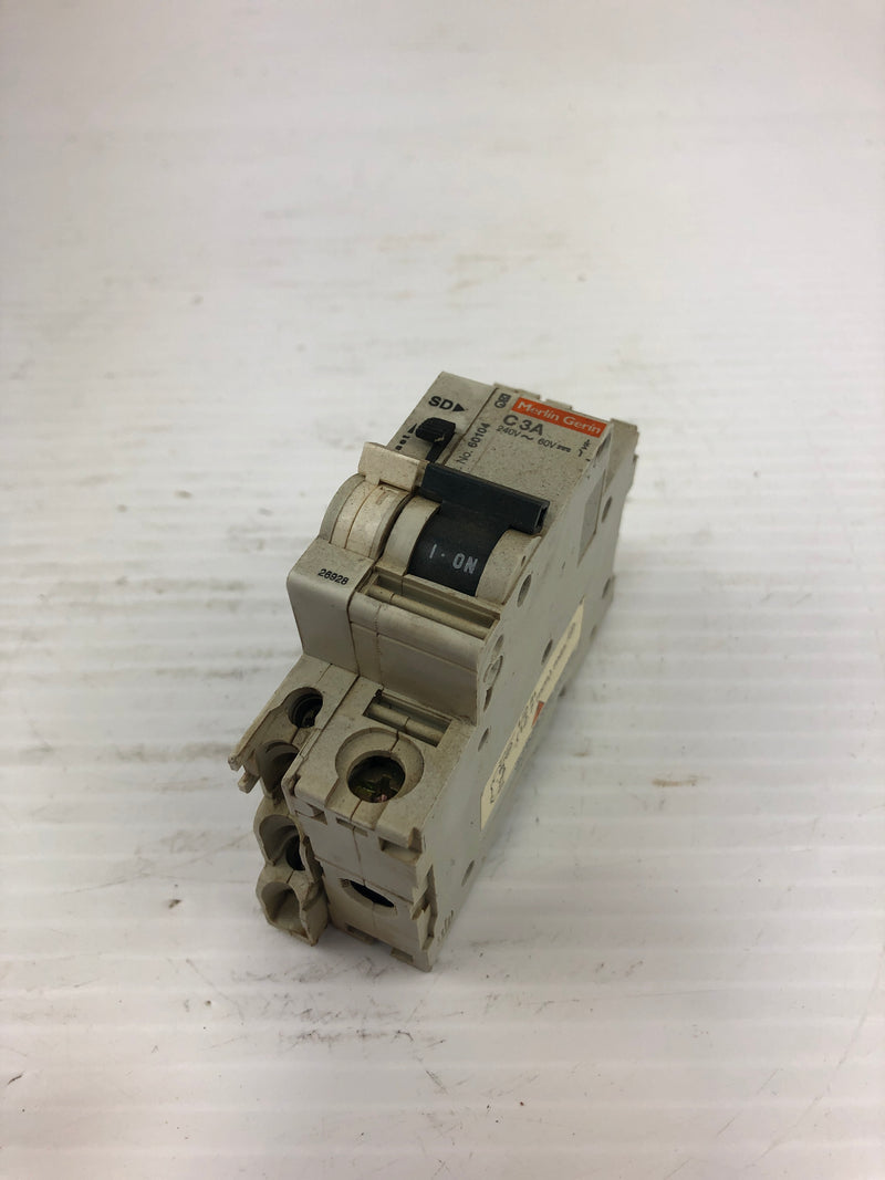 Merlin Gerin 60104 Circuit Breaker C 3A 240V