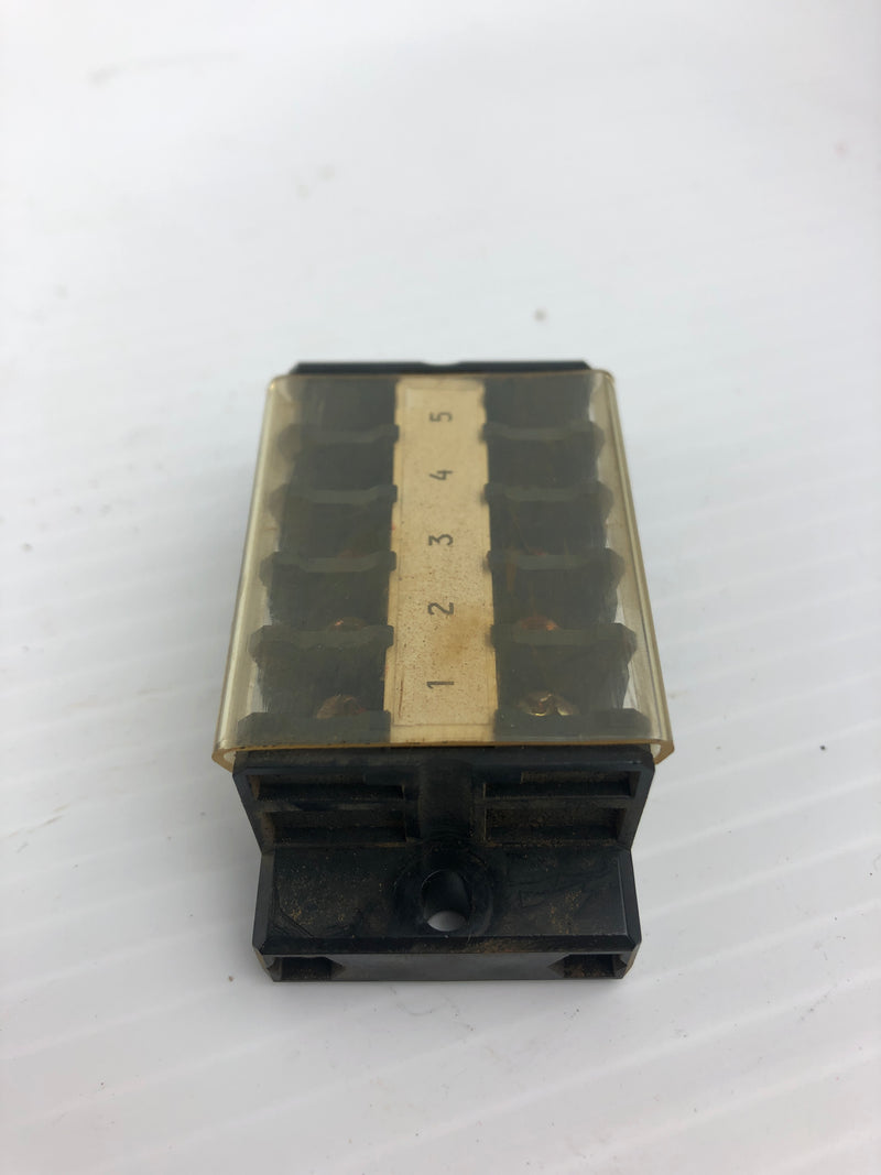 Idec BTB15 Terminal Block 600V 1.25mm² 5P - Lot of 3