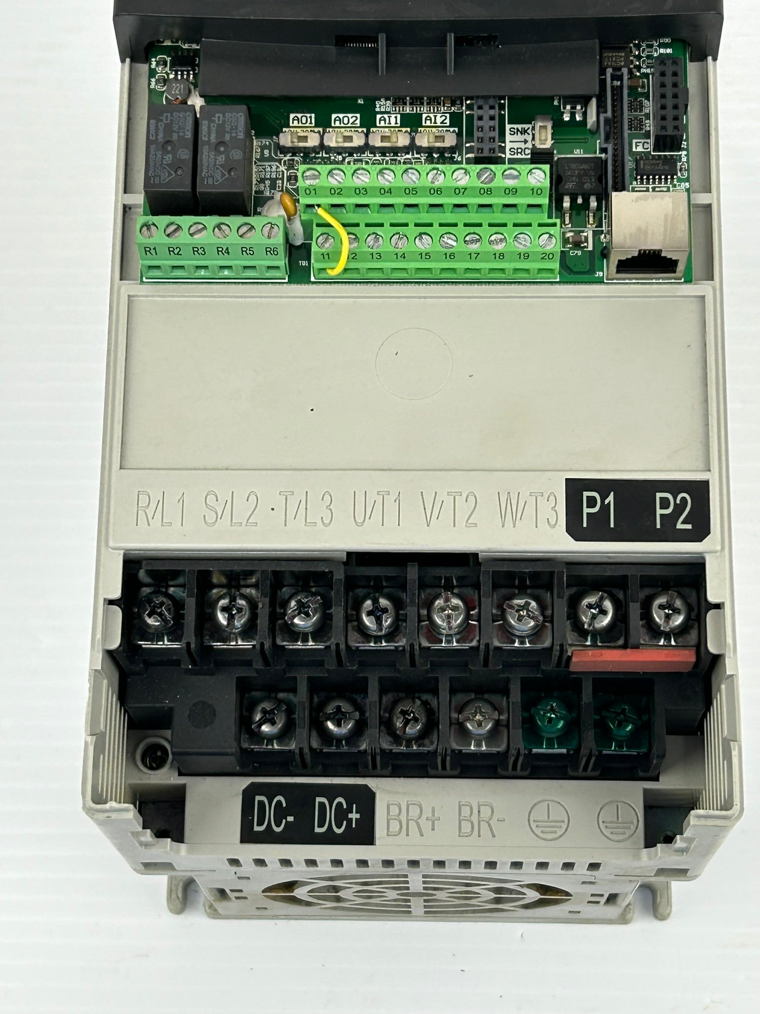 Allen Bradley 22C-D022N103 Power Flex 400 AC Drive Series A - Missing Top Cover