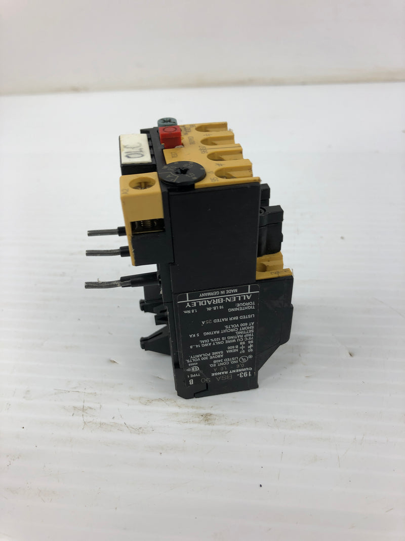 Allen-Bradley 193-BSA90 B Overload Relay Type 1 0.6-1.0A