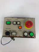 Idec ZY1C-SS Control Panel Circuit Board with Idec Push Buttons PCB4848B