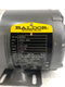 Baldor M3454 Industrial Motor 1/4HP 1725 RPM 3PH 48 Frame
