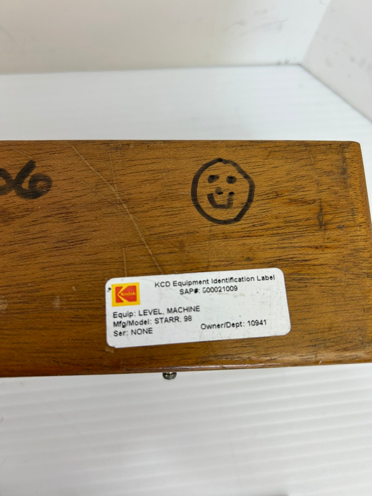 Starrett 98 Machine Level Leveler Gauge 18" Long with Case