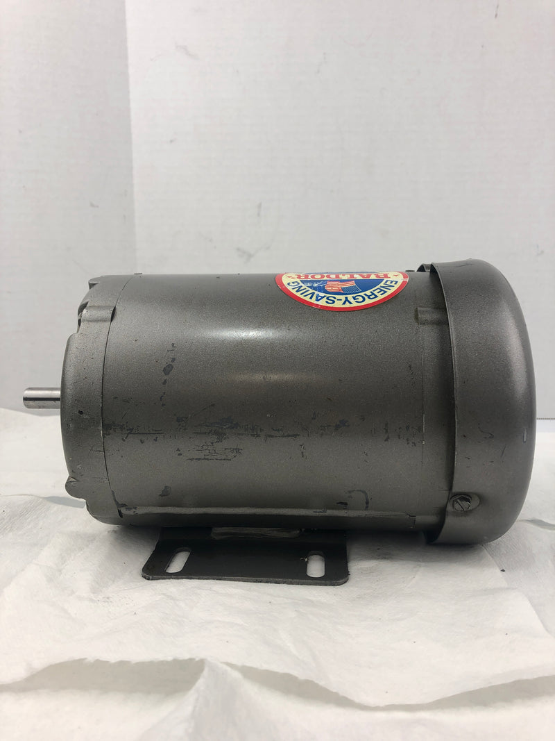 Baldor M3454 Industrial Motor 0.25 HP 1725 RPM 3PH 48 Frame