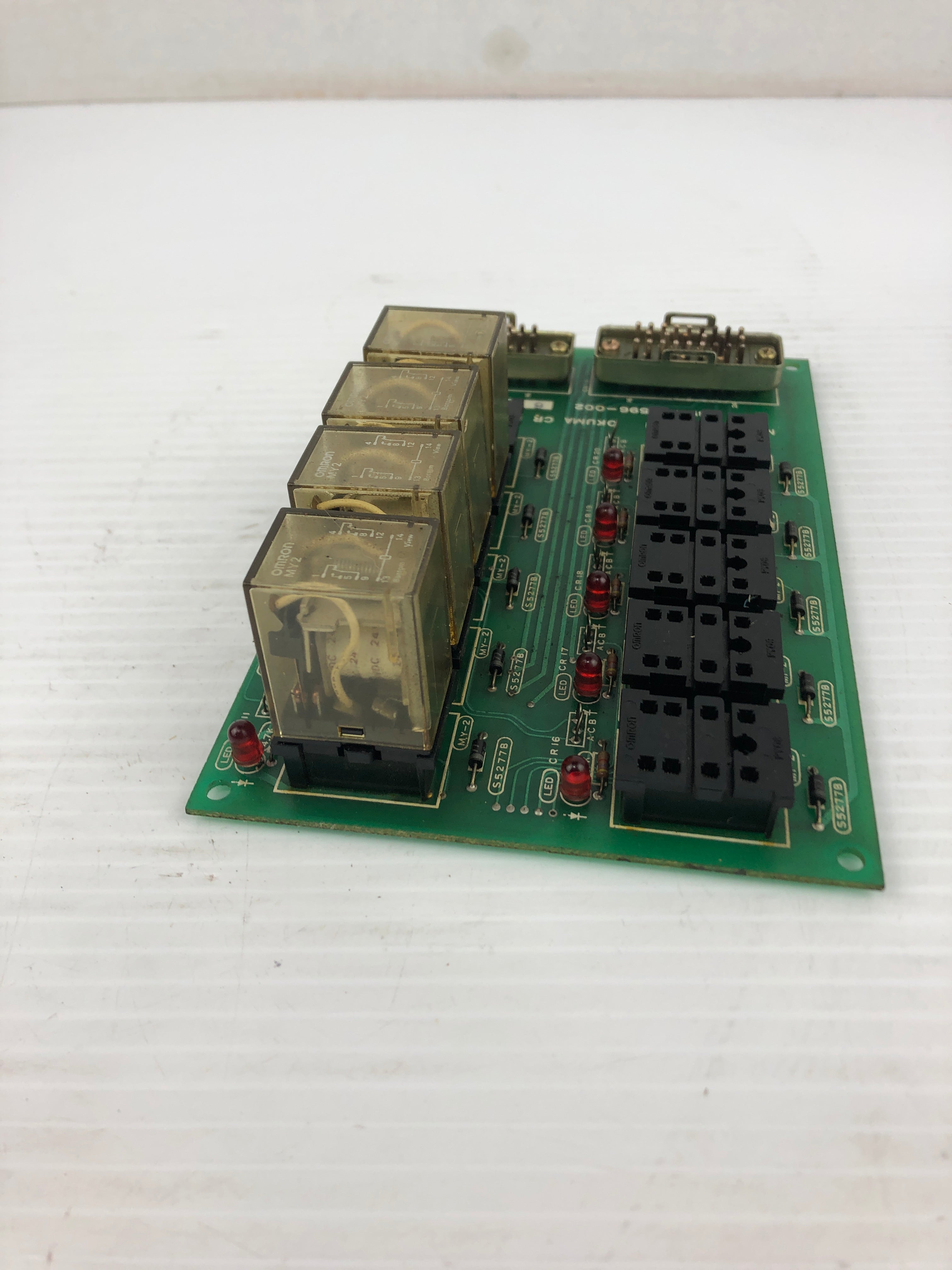 Okuma E3900-596-002 CR Card2 Relay Board with 4 Relays
