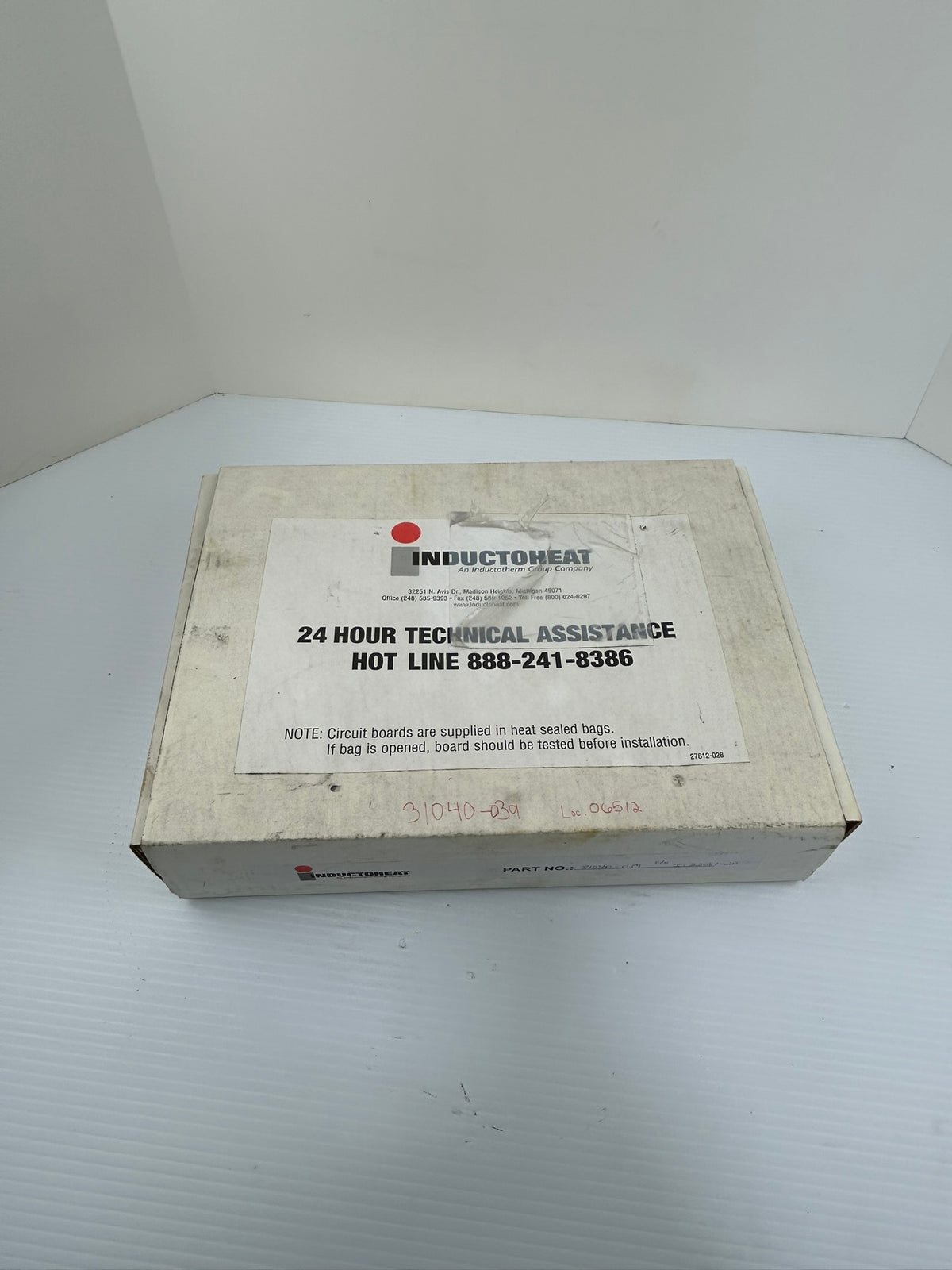 Inductoheat 31040-039 Circuit Board Assembly Industrial Control PCB
