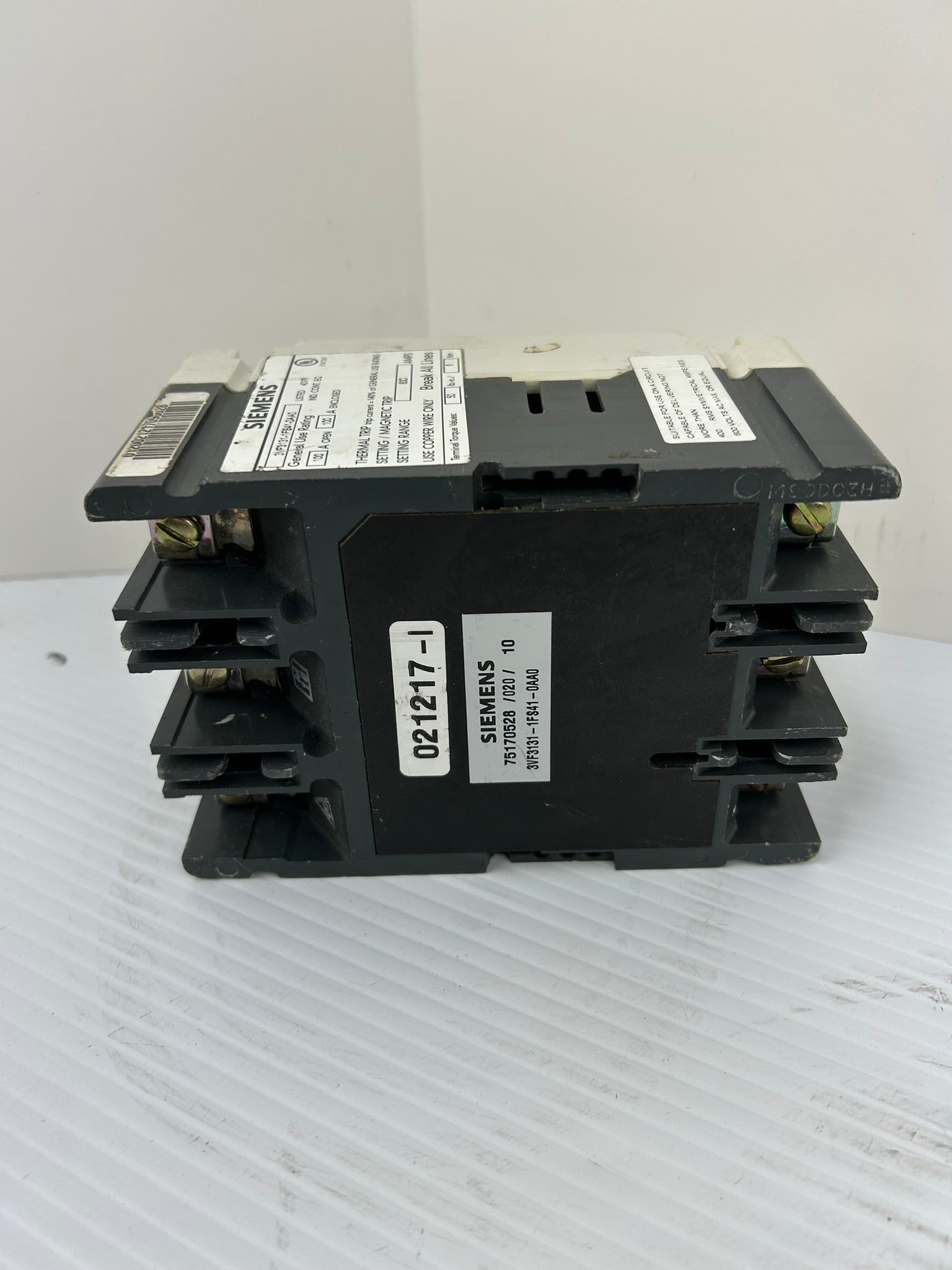 Siemens 3VF3111-1FS41-0AA0 Circuit Breaker AC 50/60Hz CAT A
