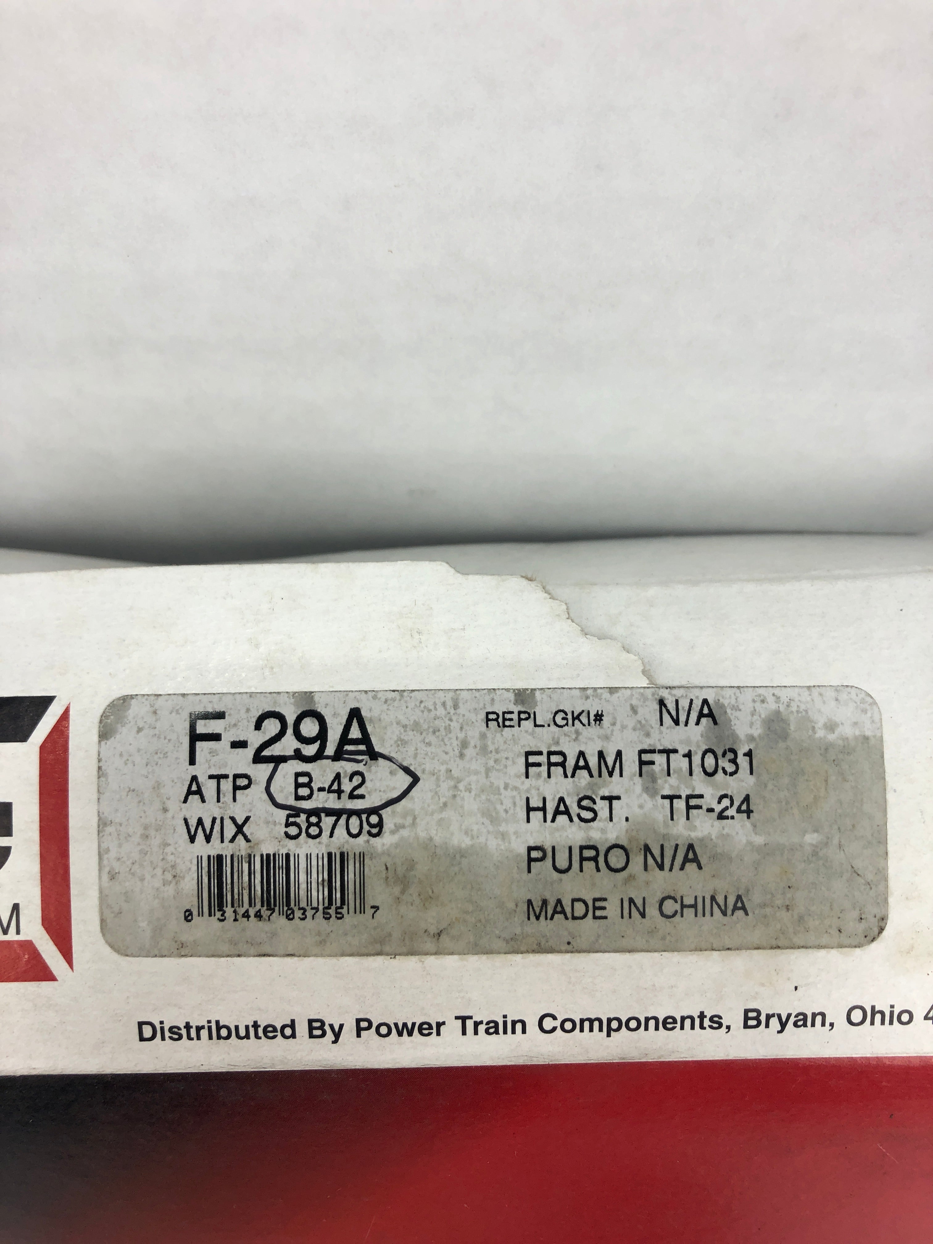 PTC F-29A Automatic Transmission Filter Kit ATP B-42