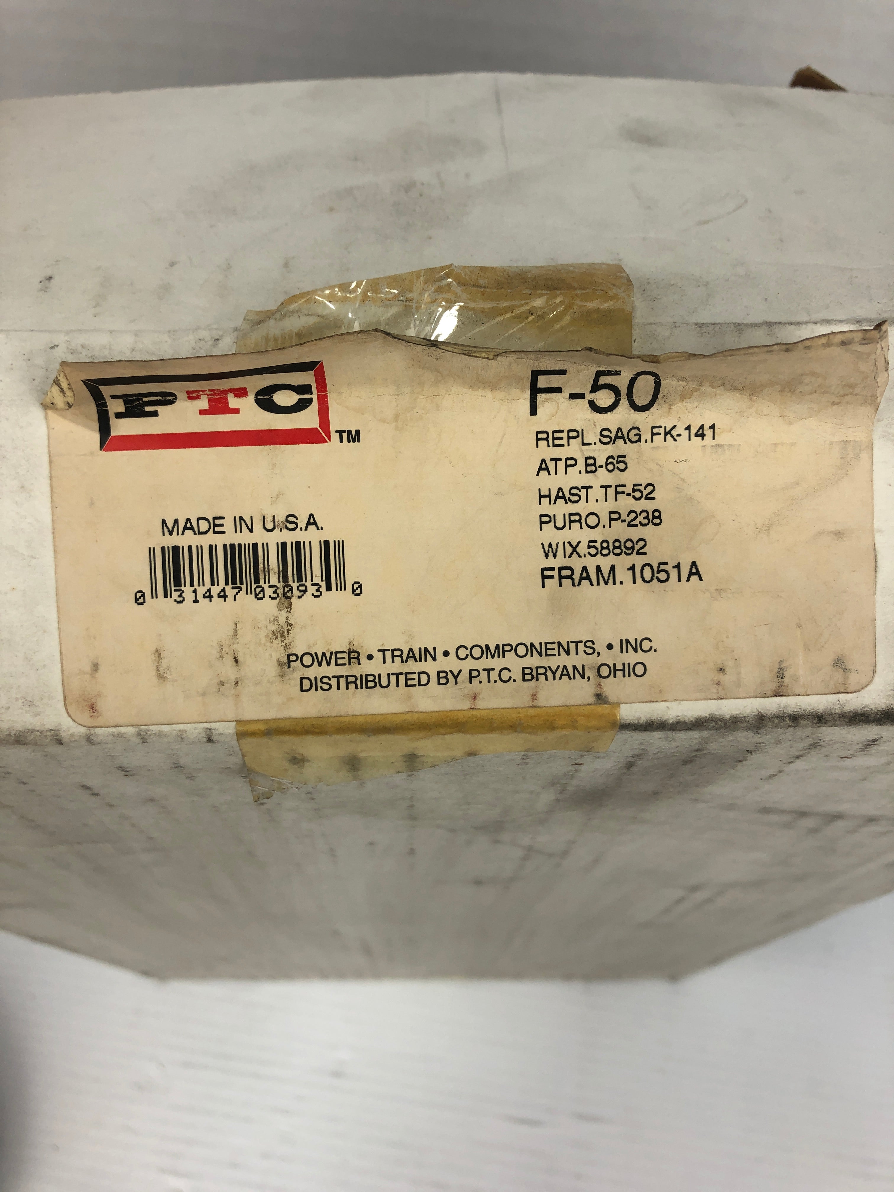 PTC F-50 Automatic Transmission Filter ATP B-65