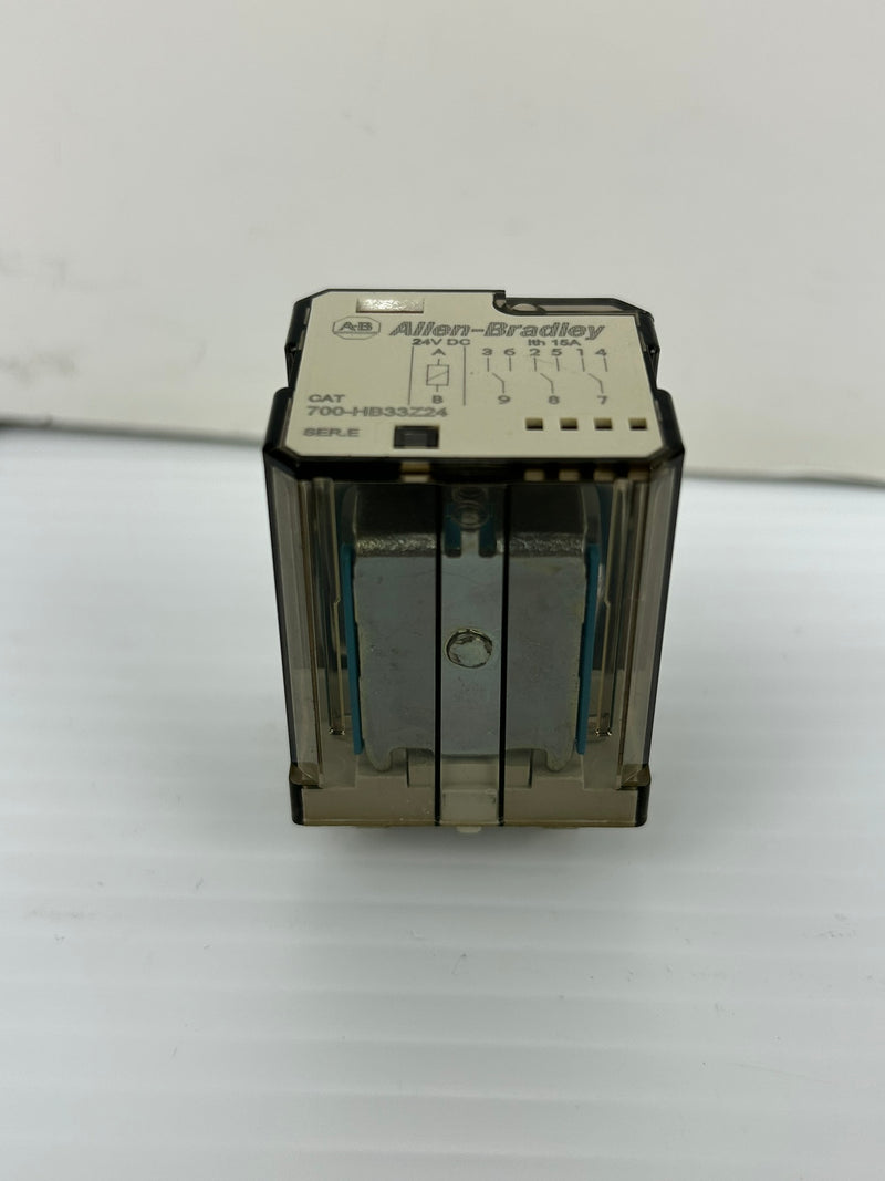 Allen-Bradley 700-HB33Z24 Relay Series E 24VDC 15A 2HP - Lot of 4