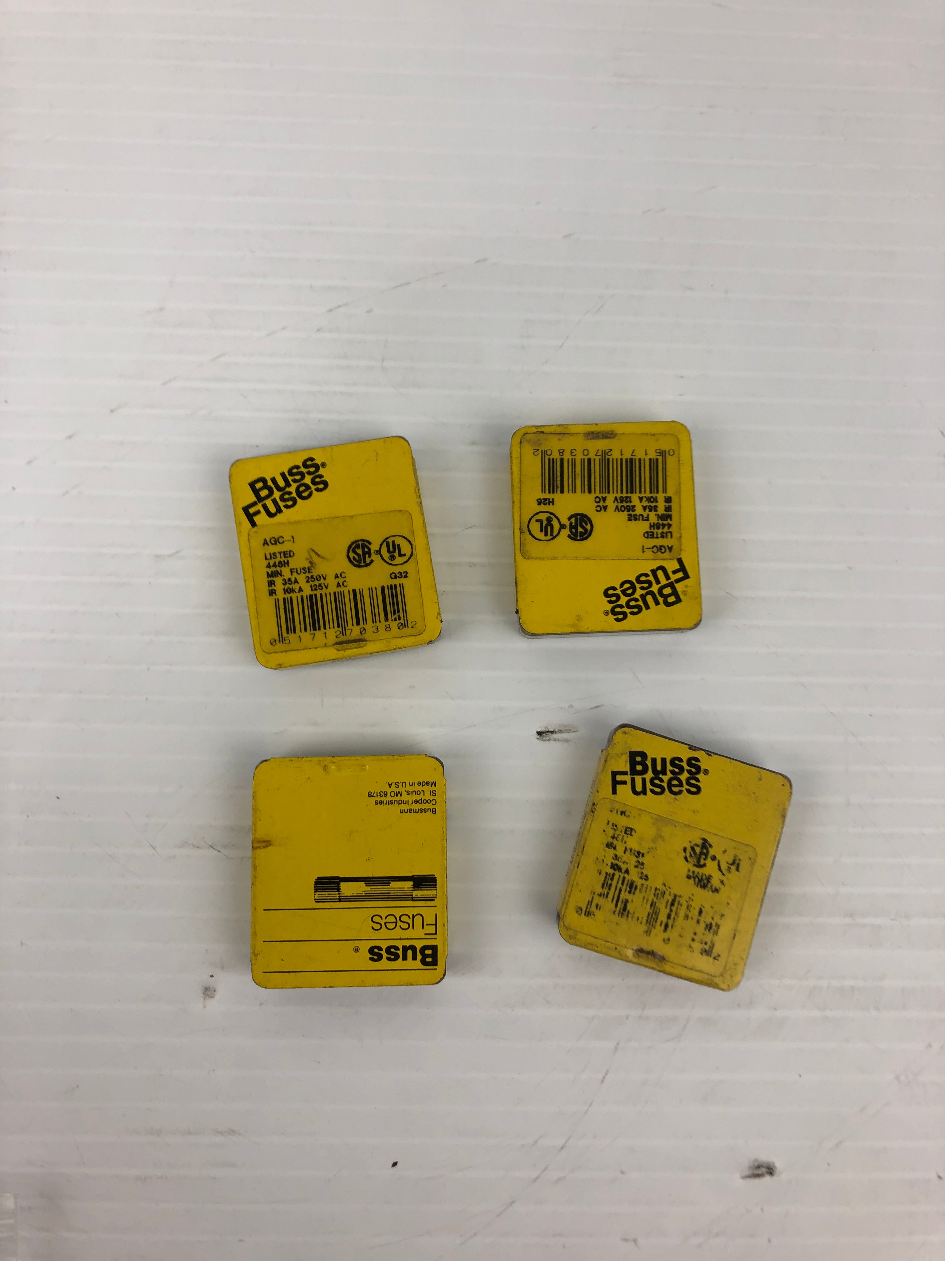 Buss Fuses AGC-1 Mini Fuse - Lot of 18