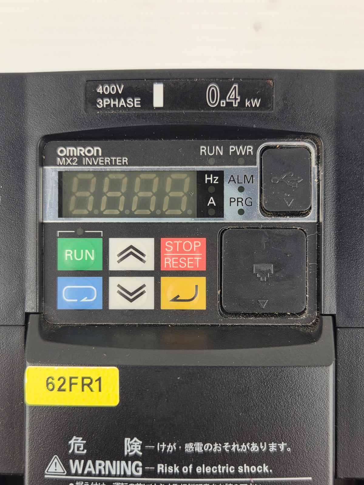 Omron 3G3MX2-A4004-E MX2 Inverter Drive 400V 3 Phase 0.4kW