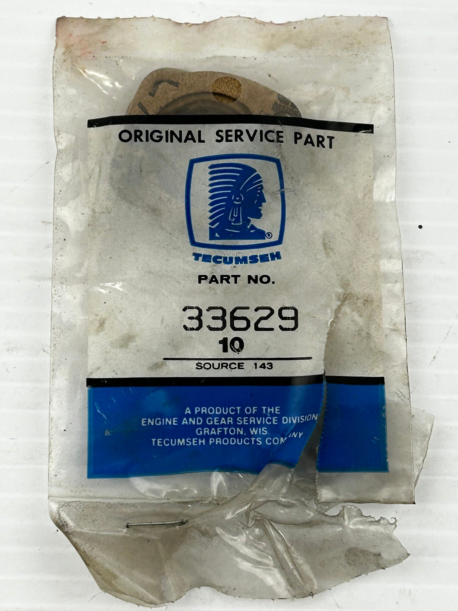 Tecumseh Gasket 33629 - Package of 5