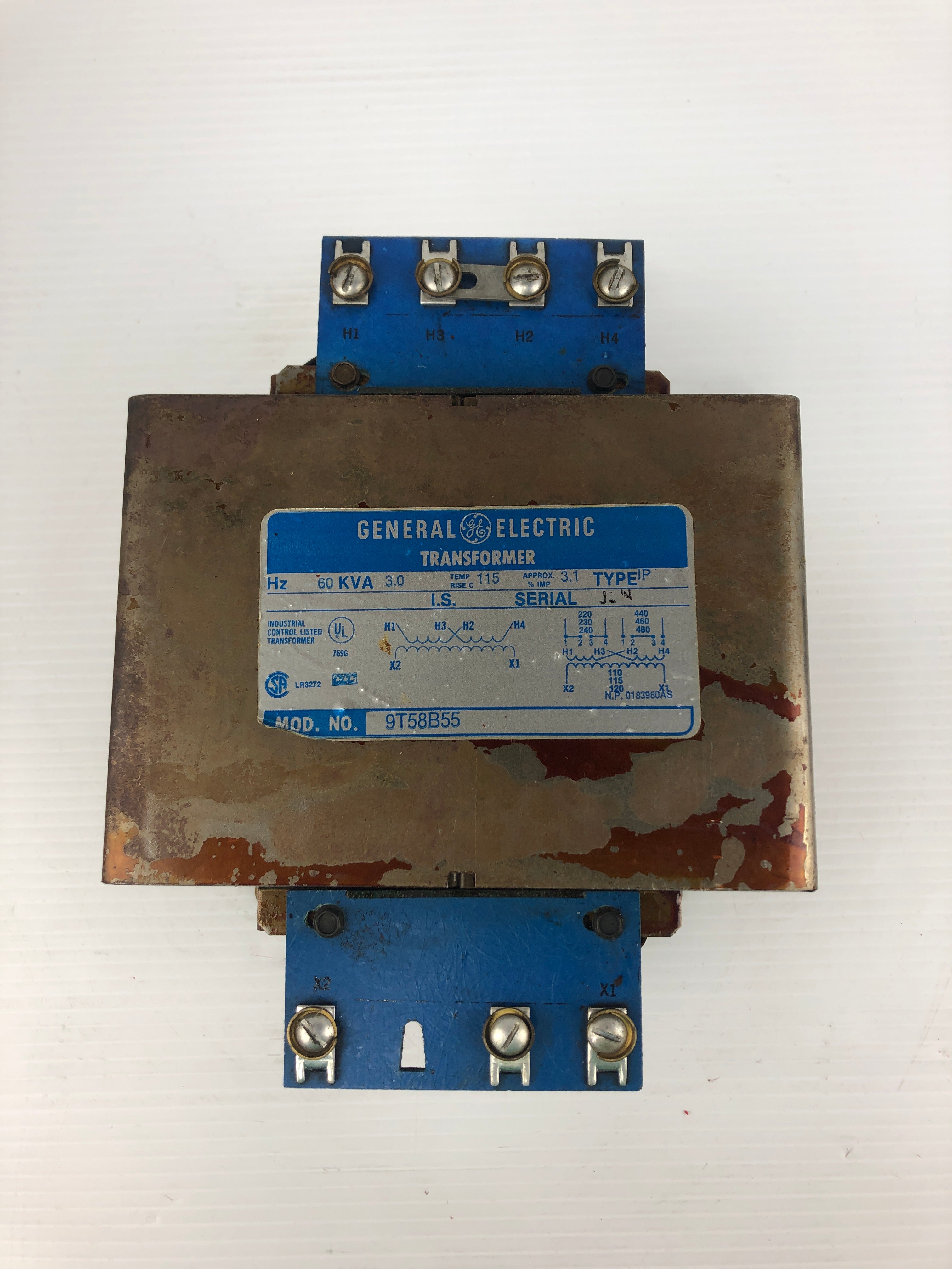 General Electric 9T58B55 Transformer 3.0kVA Type IP