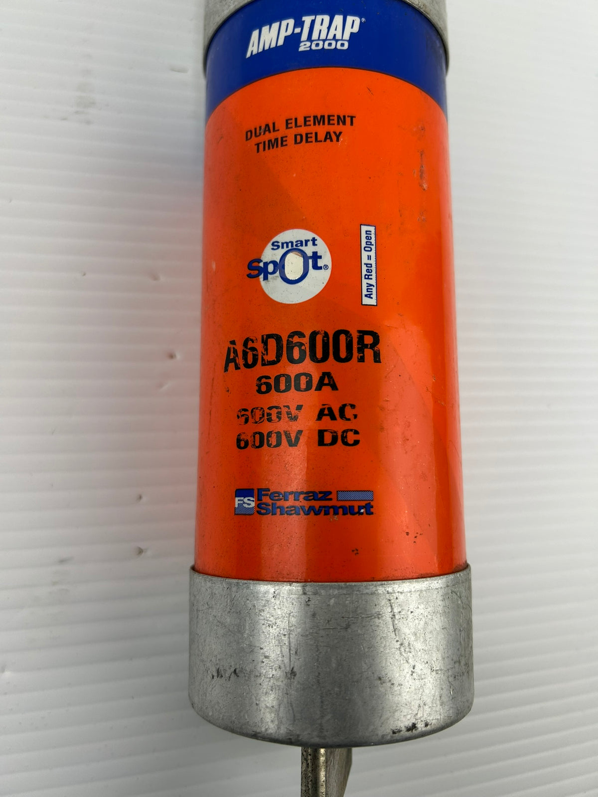 Ferraz Shawmut A6D600R 600A 600V AC/DC Amp-Trap 2000 Class RK1 Time Delay Fuse