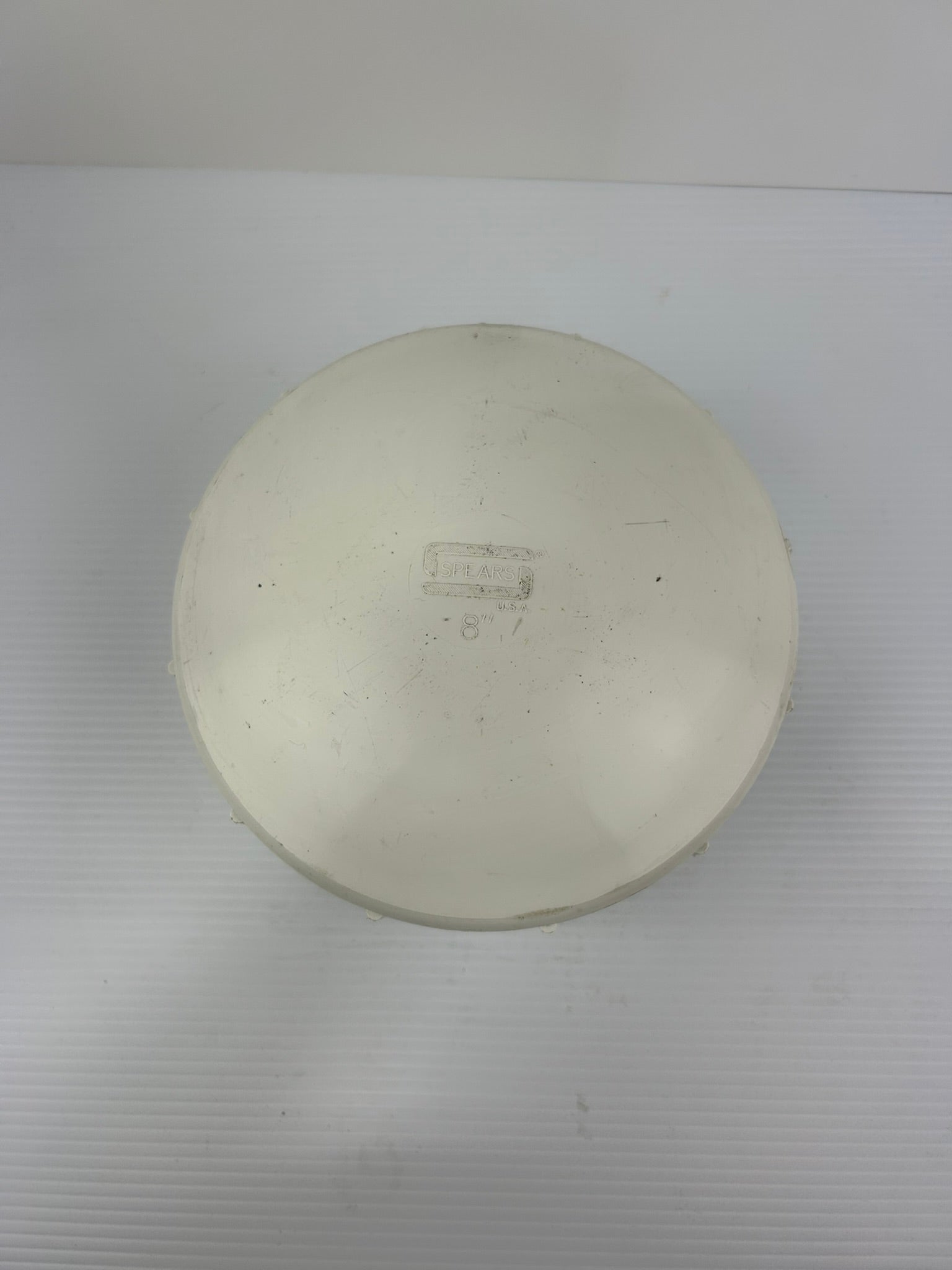 Spears D2466 PVC 1 White Cap SCH40 8" Round