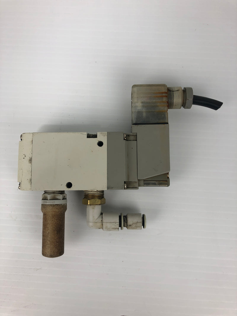 SMC VP542-5DZ1-03A Solenoid Valve 0.2~0.7MPa 24DC 1.75W