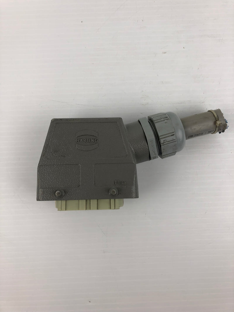 Harting HS12 HAN Base Panel Connector Housing Heavy Duty D40F