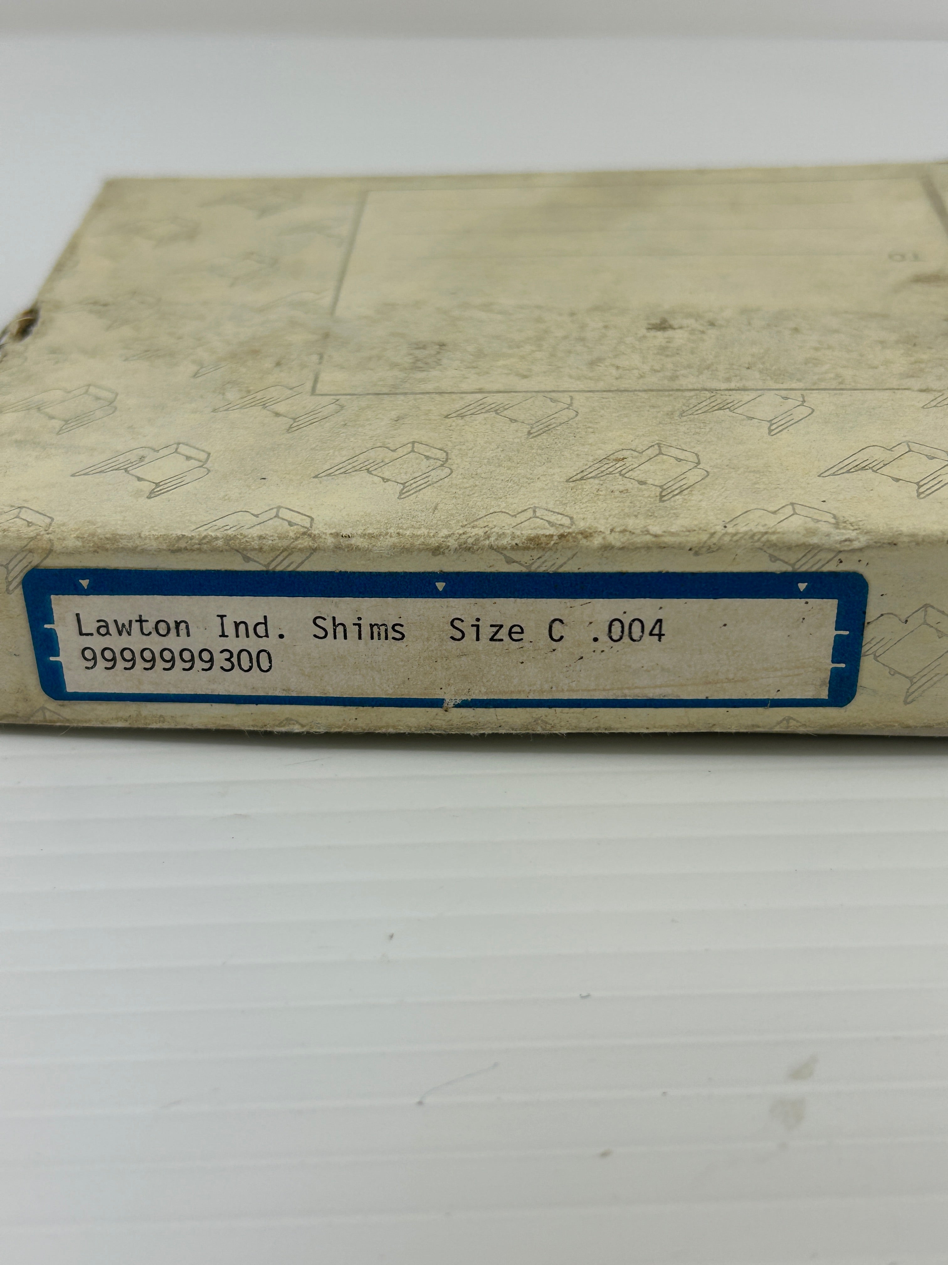 Lawton Industries 9999999300 Slotted Shim Size C 0.004 - New Box of 25