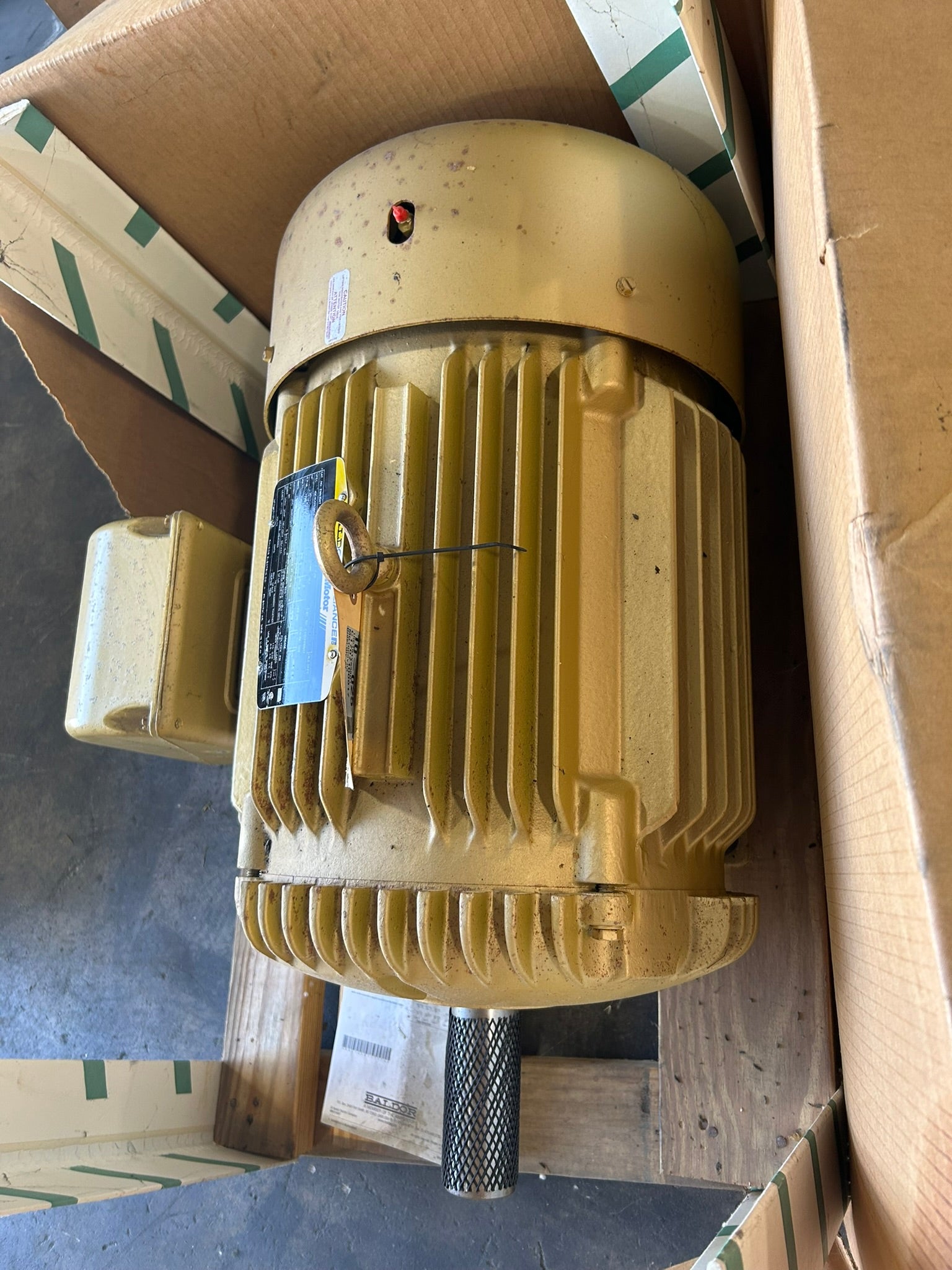 Baldor Reliance EM4104T Super-E Motor 30HP 230/460V 3PH TEFC 1760RPM 286T