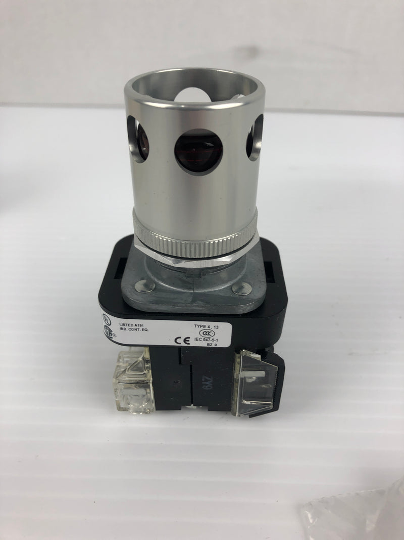 Allen-Bradley 800TC-QA24R Push Button Red Series T