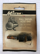 Milton s658 Full Swivel End For 1/4" ID Hose