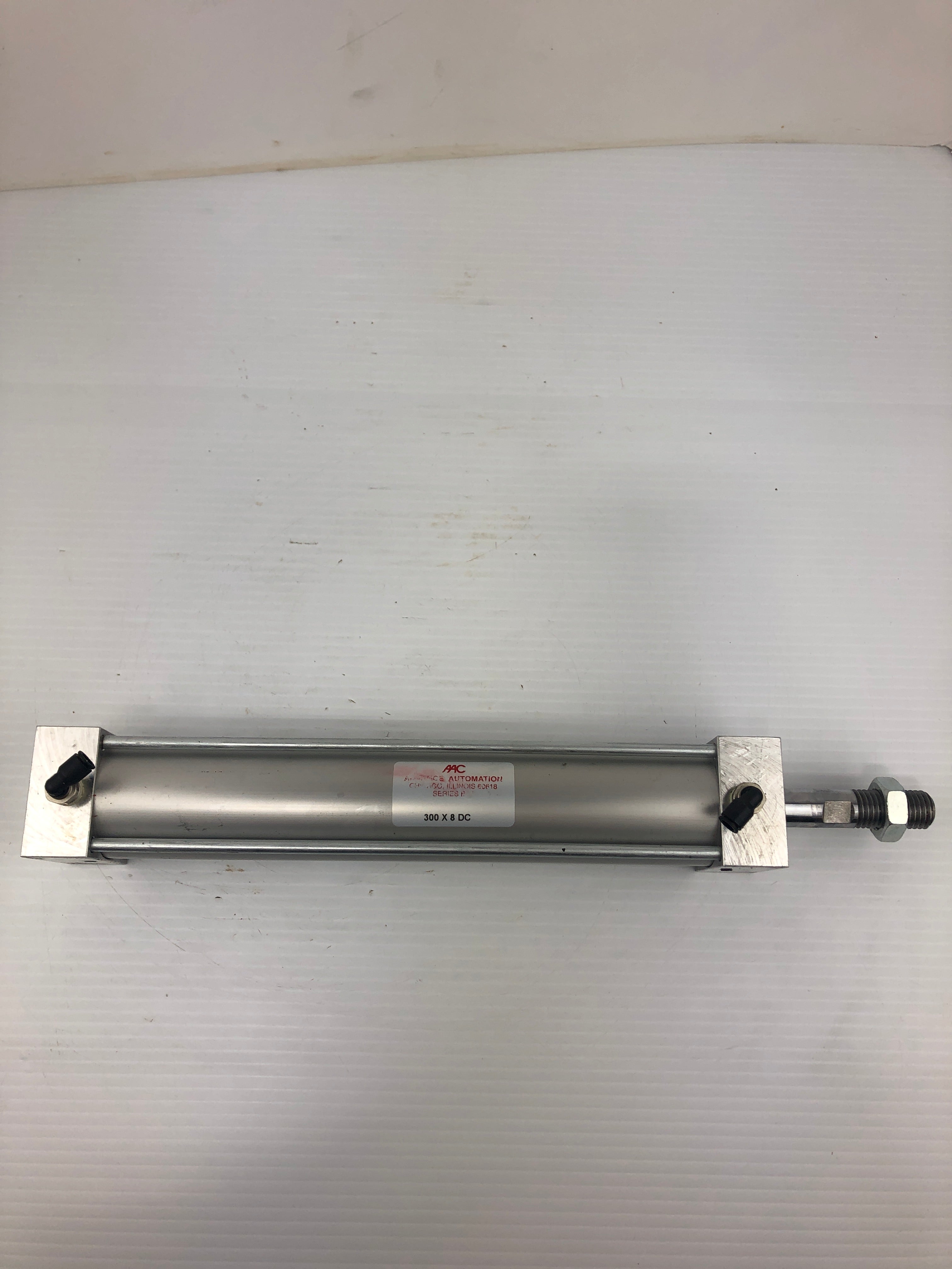 Advanced Automation 300X8DC Pneumatic Cylinder with Fittings Series B & J